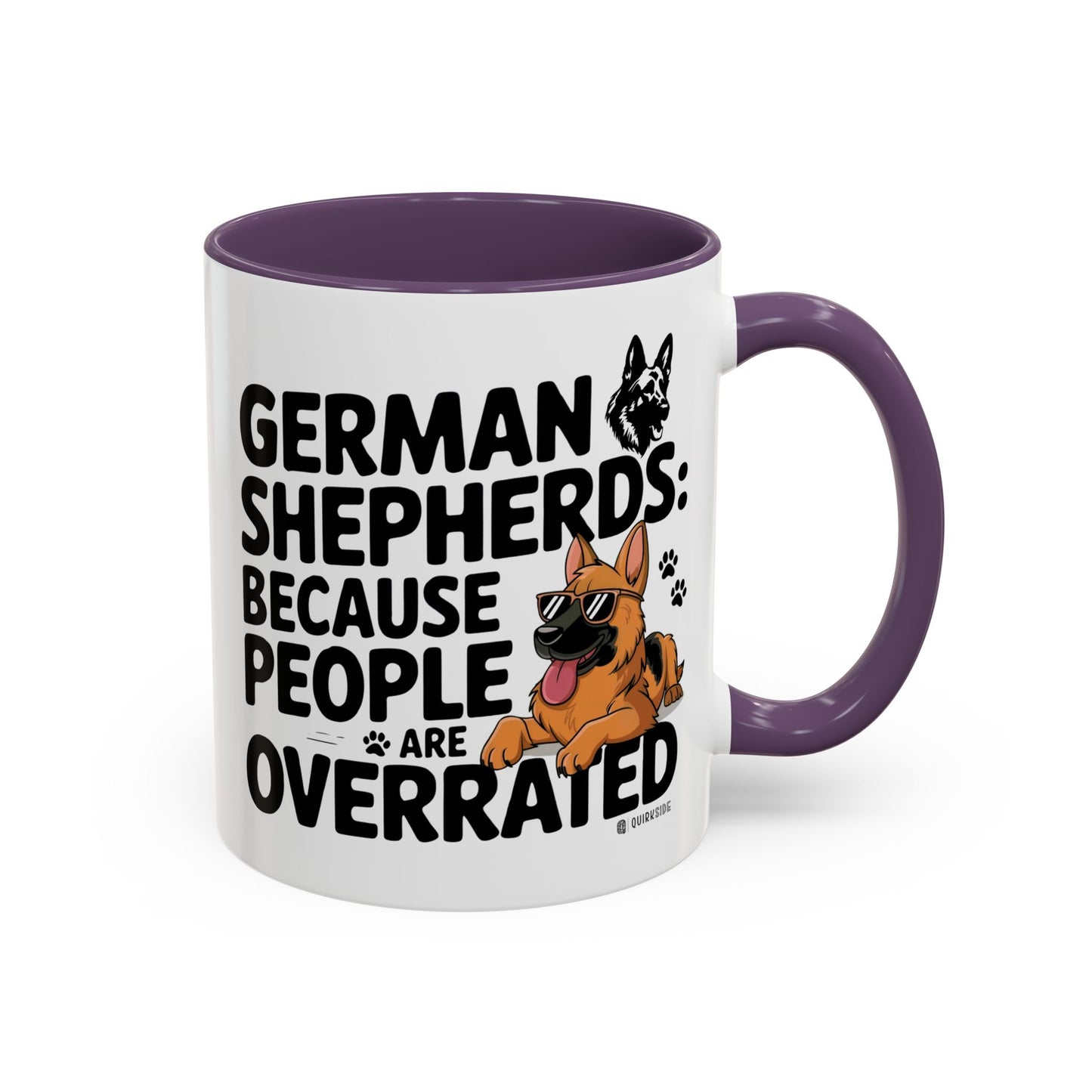 German Shepherds Coffee Mug - Funny Dog Lover Gift, Pet Parent Humor, Animal Lover Decor, Unique Holiday Present, Dog Breed Lovers