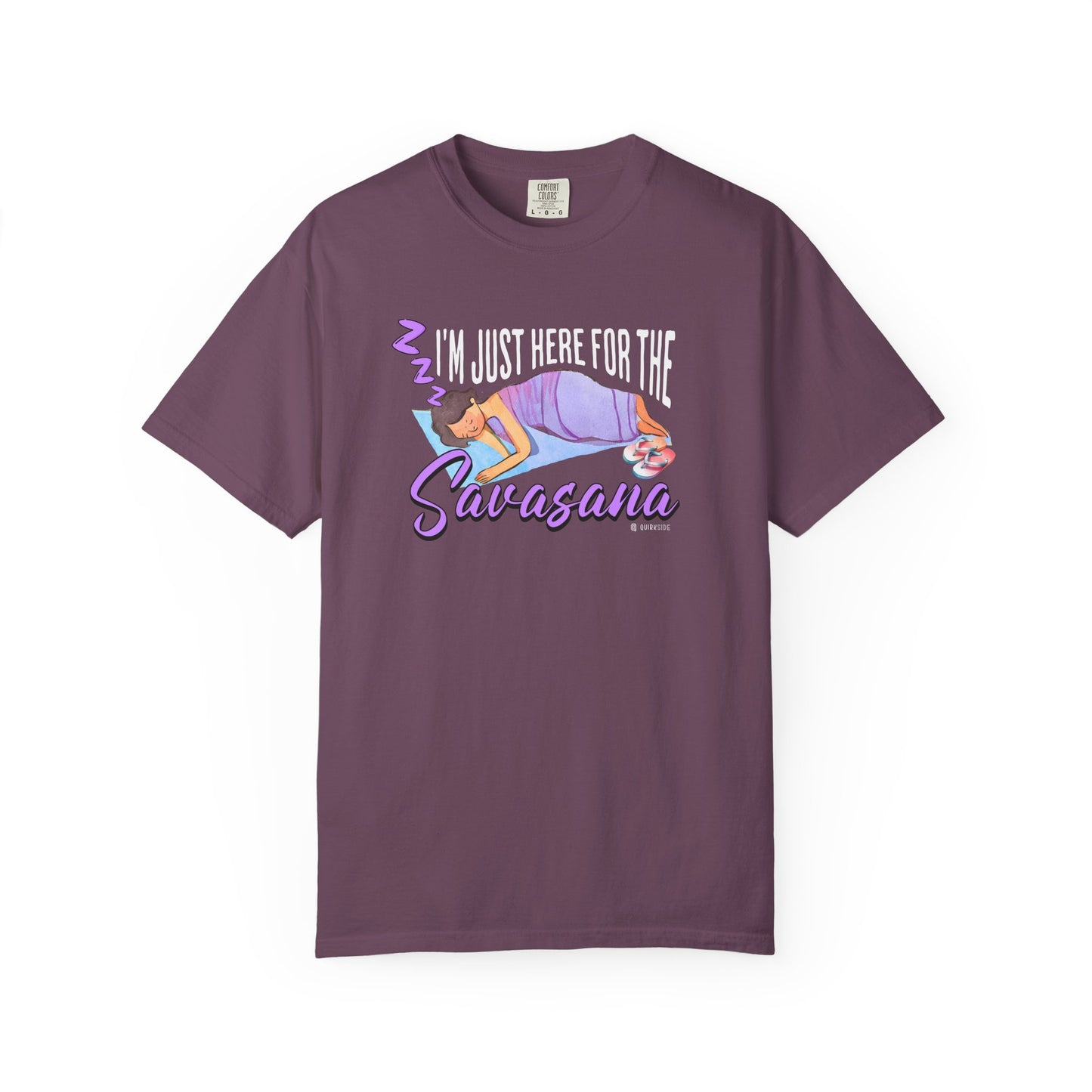 Yoga Lover Unisex Garment-Dyed T-shirt, Funny Quote Tee, Meditation Shirt, Relaxation Top, Namaste Apparel