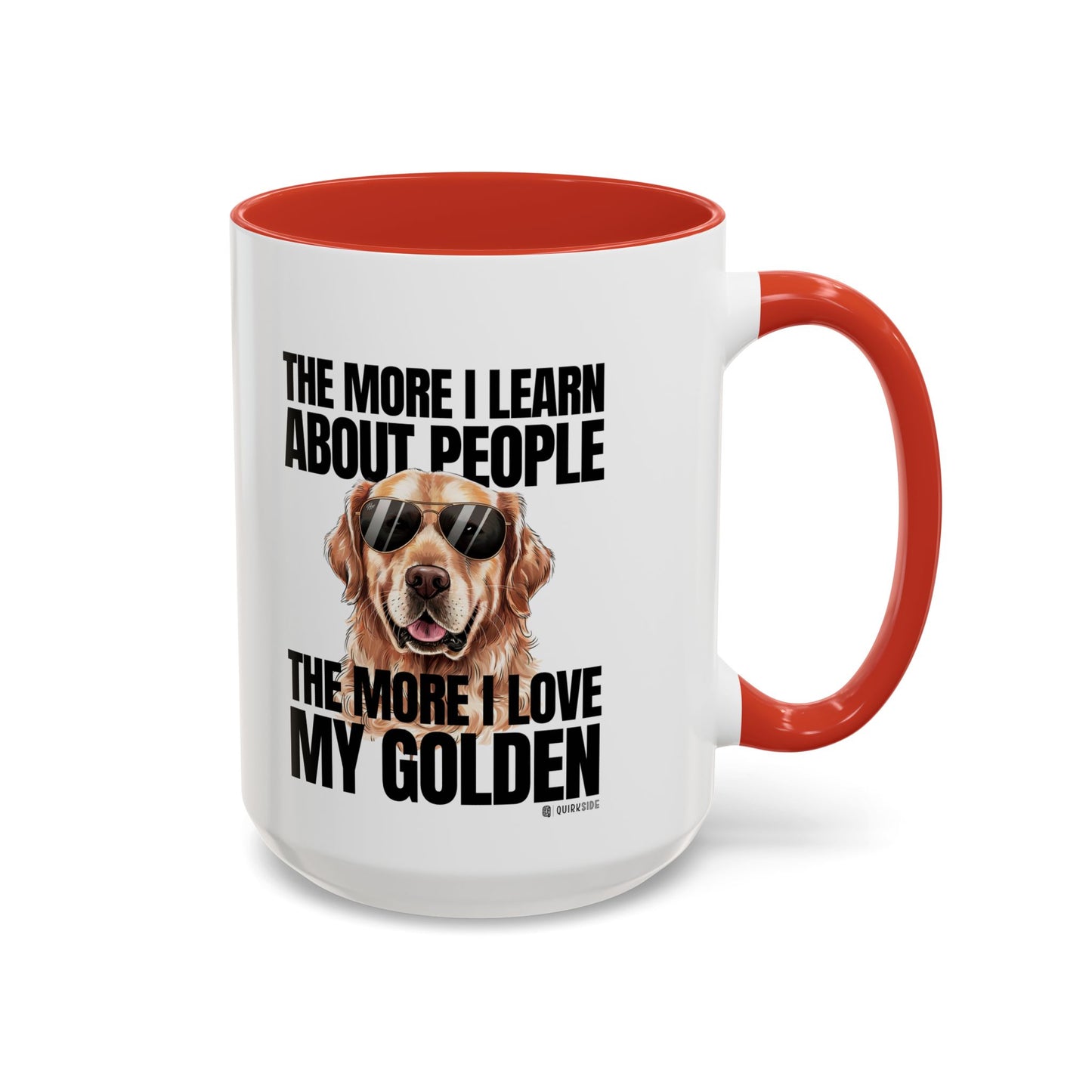 Golden Retriever Love Coffee Mug - Funny Dog Mug, Pet Owner Gift, Personalized Mug, Animal Lover Gift, Birthday Gift
