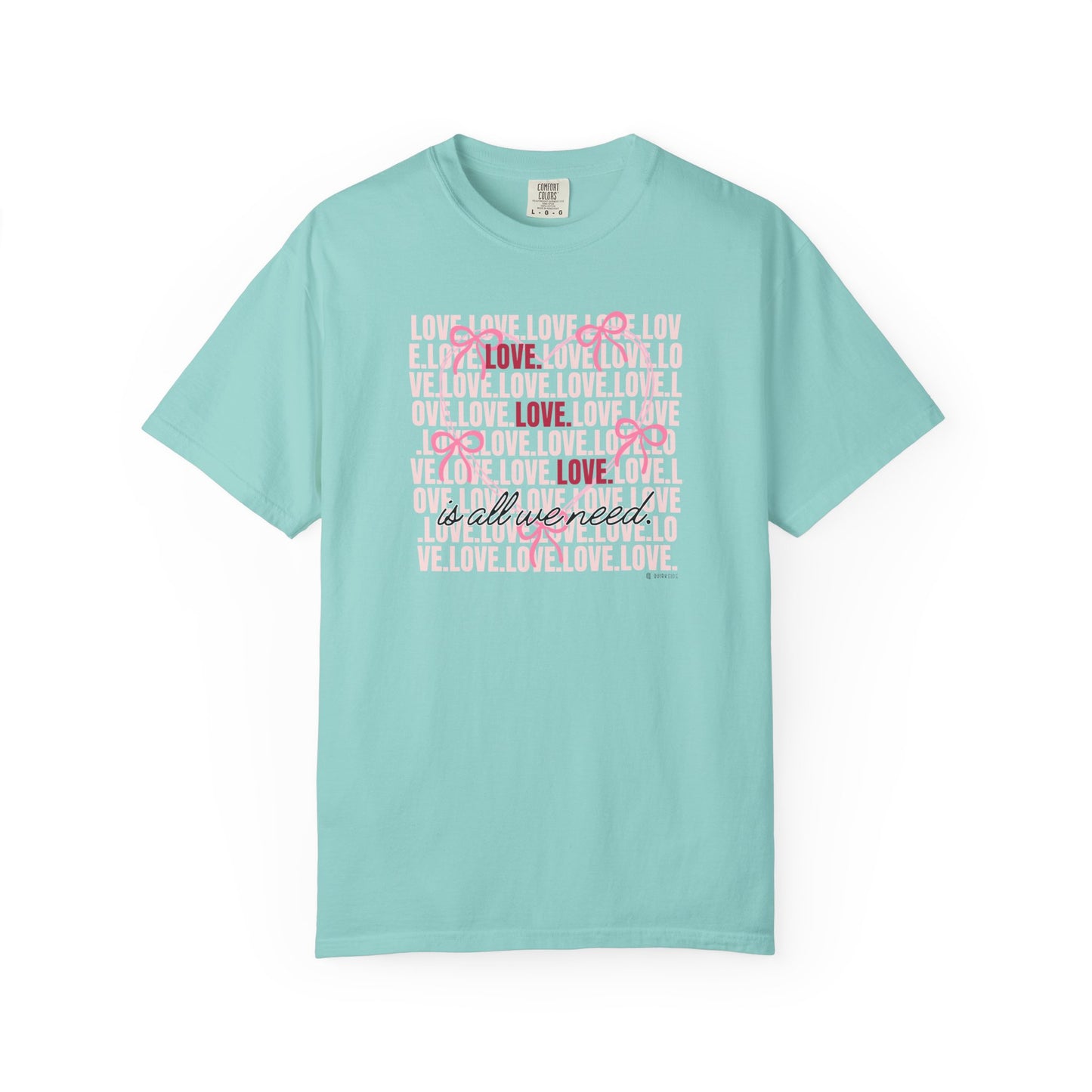 Peaceful Vibes Unisex T-shirt, Kindness Love Tee, Inspirational Shirt, Positivity Apparel, Comfortable Garment-Dyed Top