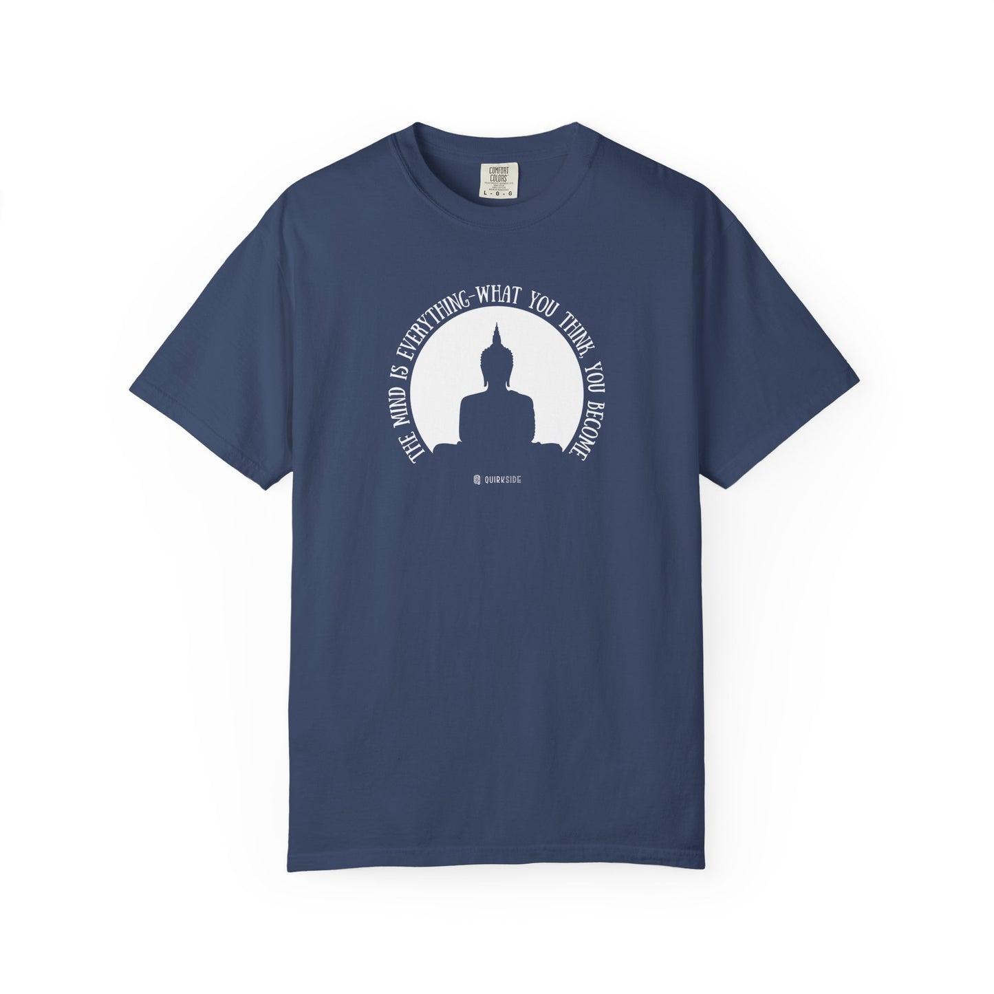Buddha Quote Mind Power T-shirt, Inspirational Tee, Positive Thinking Shirt, Meditation Top, Unisex Graphic Apparel