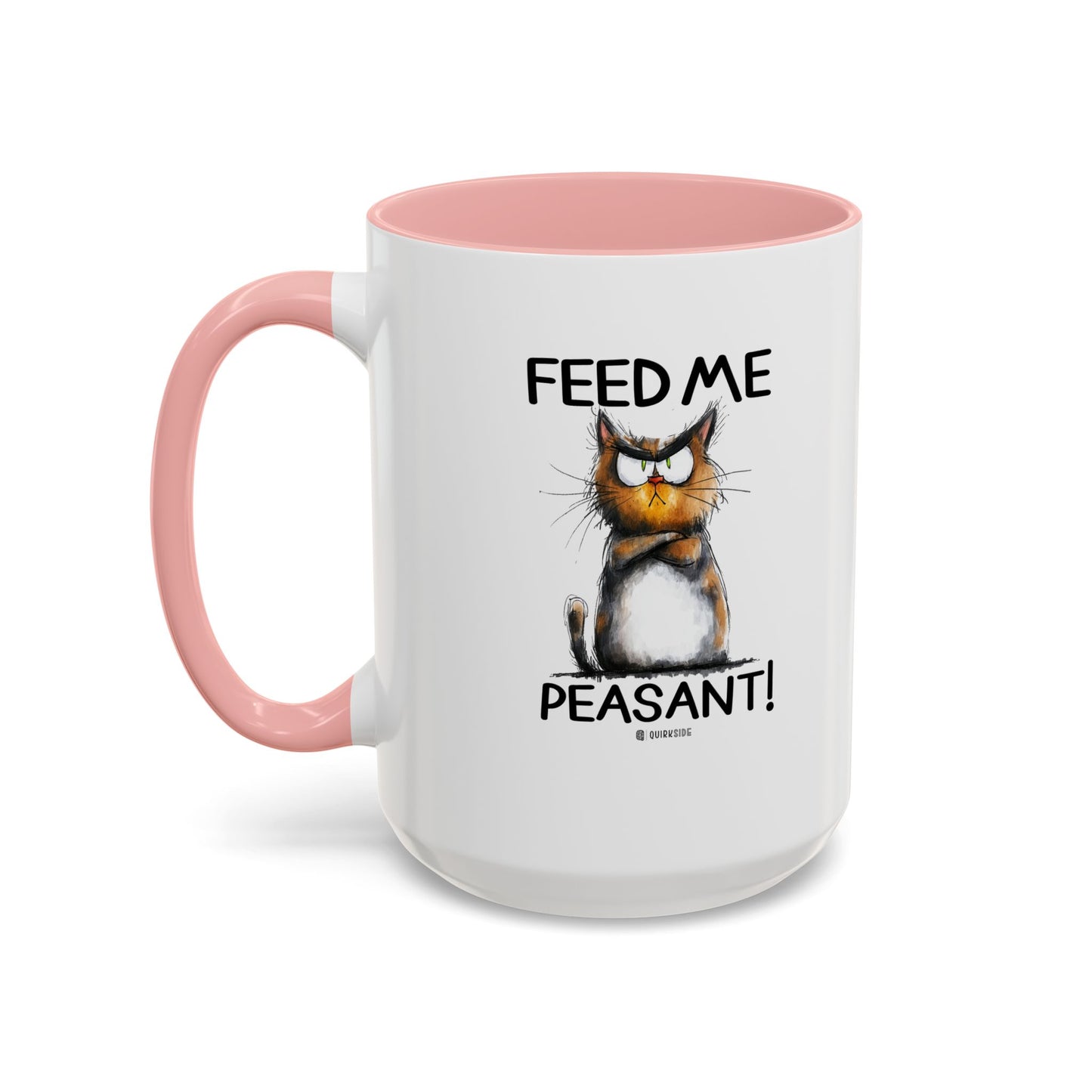 Sassy Cat Accent Coffee Mug | Funny Gift for Cat Lovers | Cute Home Coffee Mug | Unique Cat Mom Present | 11oz & 15oz Available