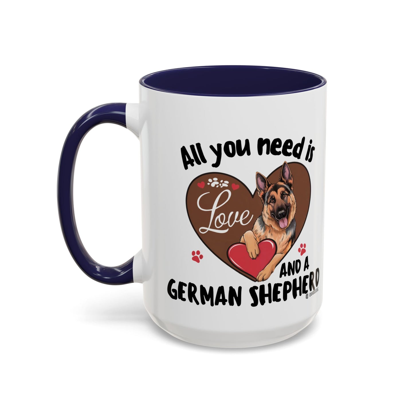 German Shepherd Love Mug | Dog Owner Gift | Coffee Cup | Animal Lover Gift | Pet Lover's Mug | Cute Pet Coffee Mug