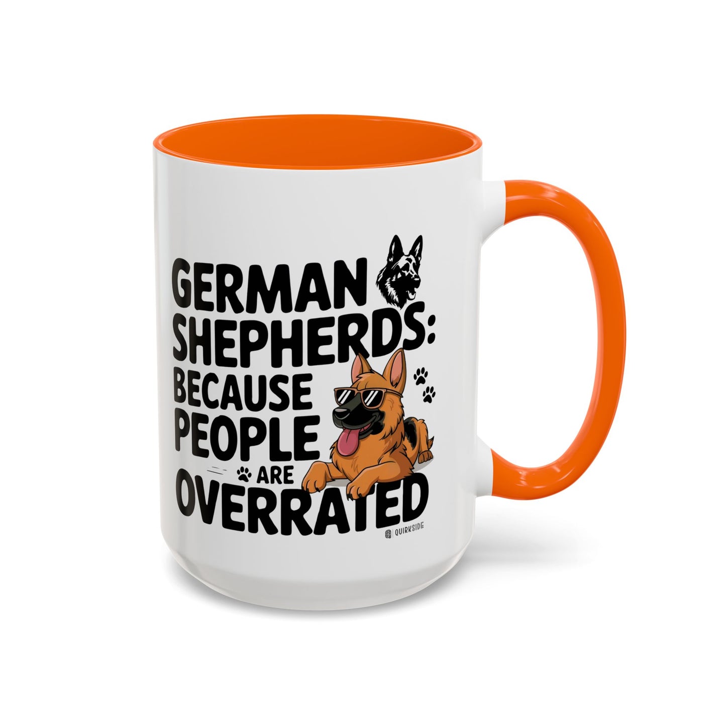 German Shepherds Coffee Mug - Funny Dog Lover Gift, Pet Parent Humor, Animal Lover Decor, Unique Holiday Present, Dog Breed Lovers