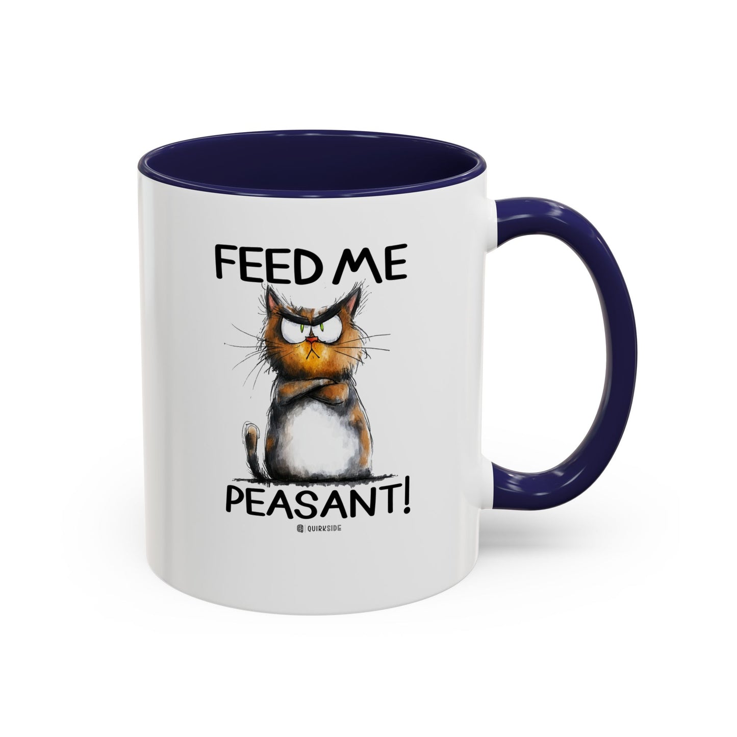 Sassy Cat Accent Coffee Mug | Funny Gift for Cat Lovers | Cute Home Coffee Mug | Unique Cat Mom Present | 11oz & 15oz Available