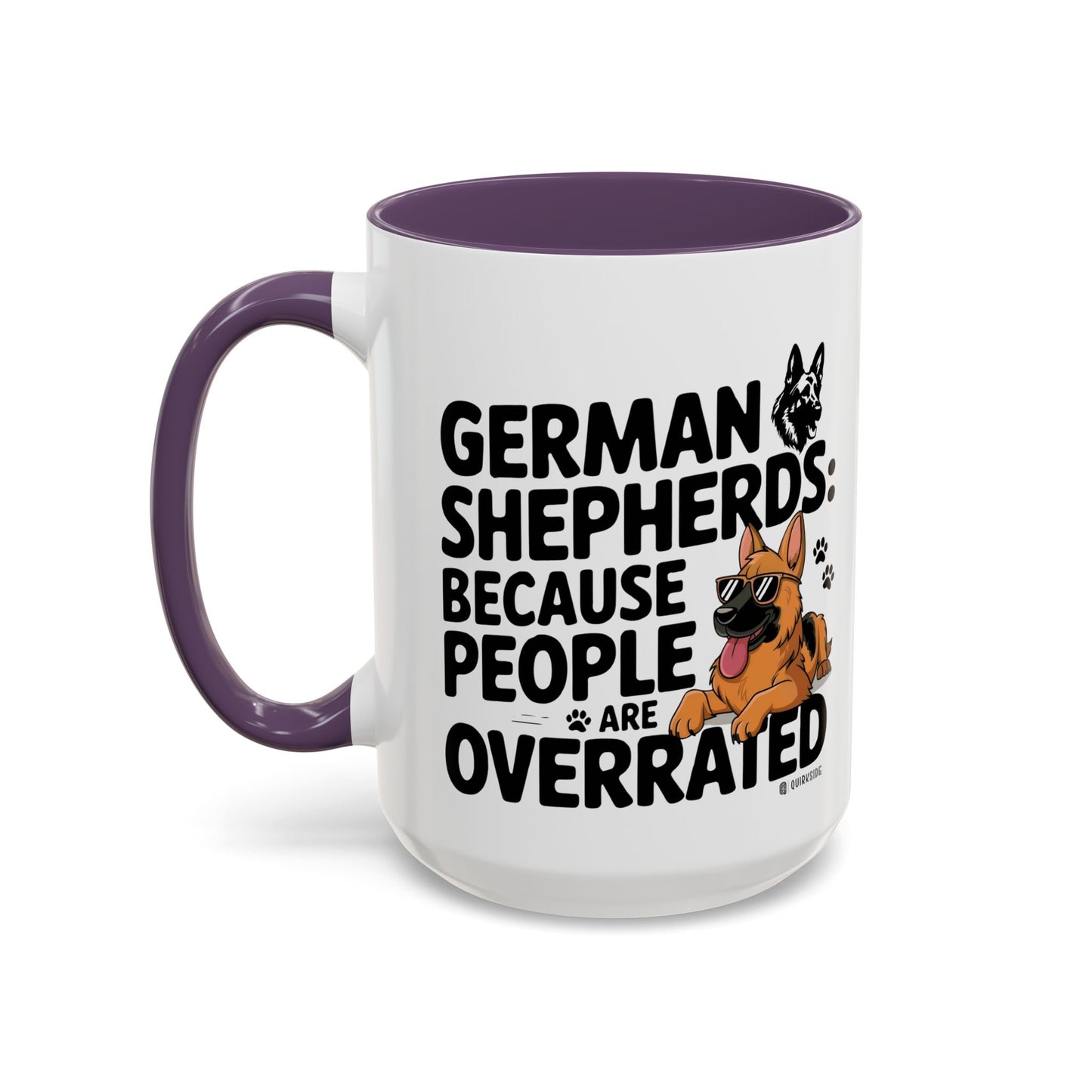 German Shepherds Coffee Mug - Funny Dog Lover Gift, Pet Parent Humor, Animal Lover Decor, Unique Holiday Present, Dog Breed Lovers