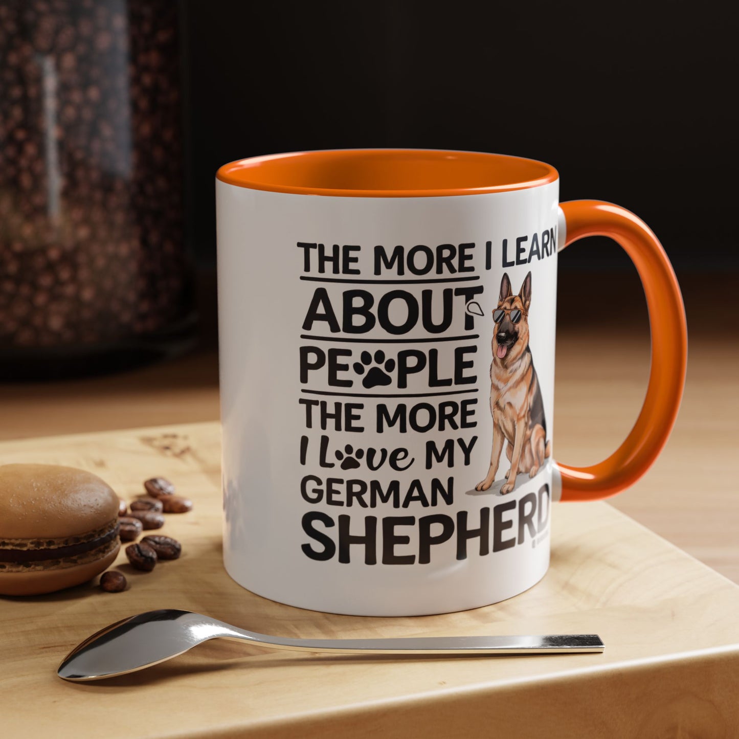 German Shepherd Love Coffee Mug, Dog Lover Gift, Pet Owner Mug, Birthday Gift, Animal Lover, Personalized Mug