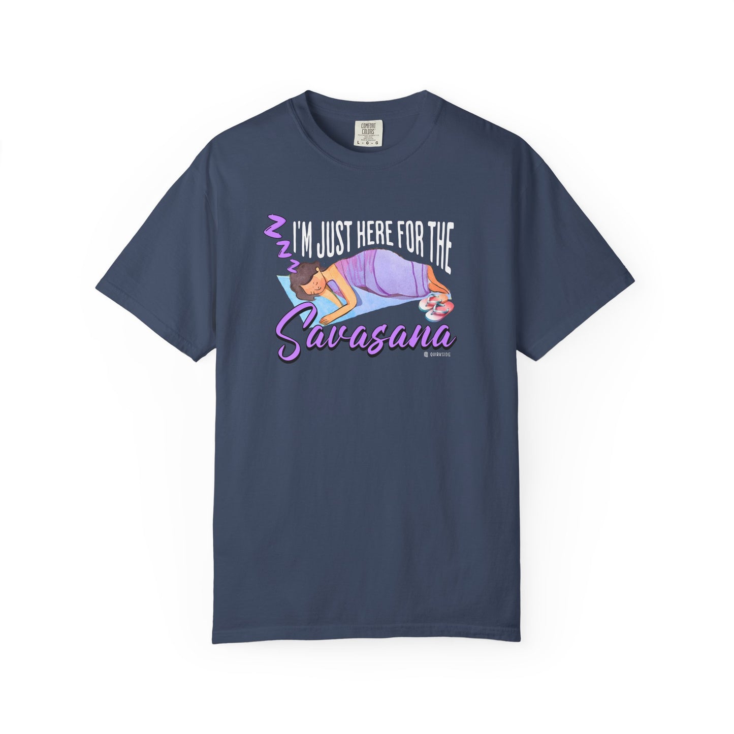 Yoga Lover Unisex Garment-Dyed T-shirt, Funny Quote Tee, Meditation Shirt, Relaxation Top, Namaste Apparel
