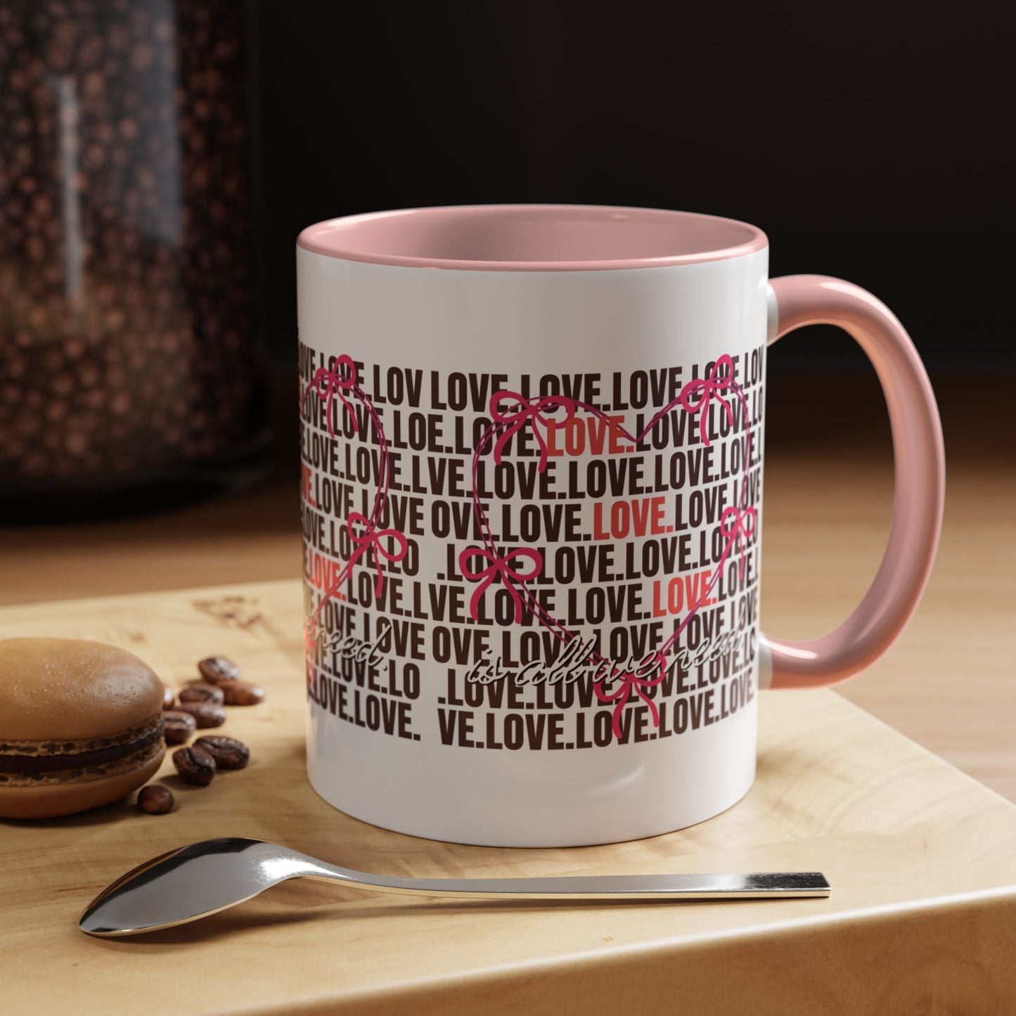 Romantic Love Coffee Mug - Perfect Gift for Anniversary, Valentine's Day, Wedding, Love-Themed Decor, Ceramic Drinkware