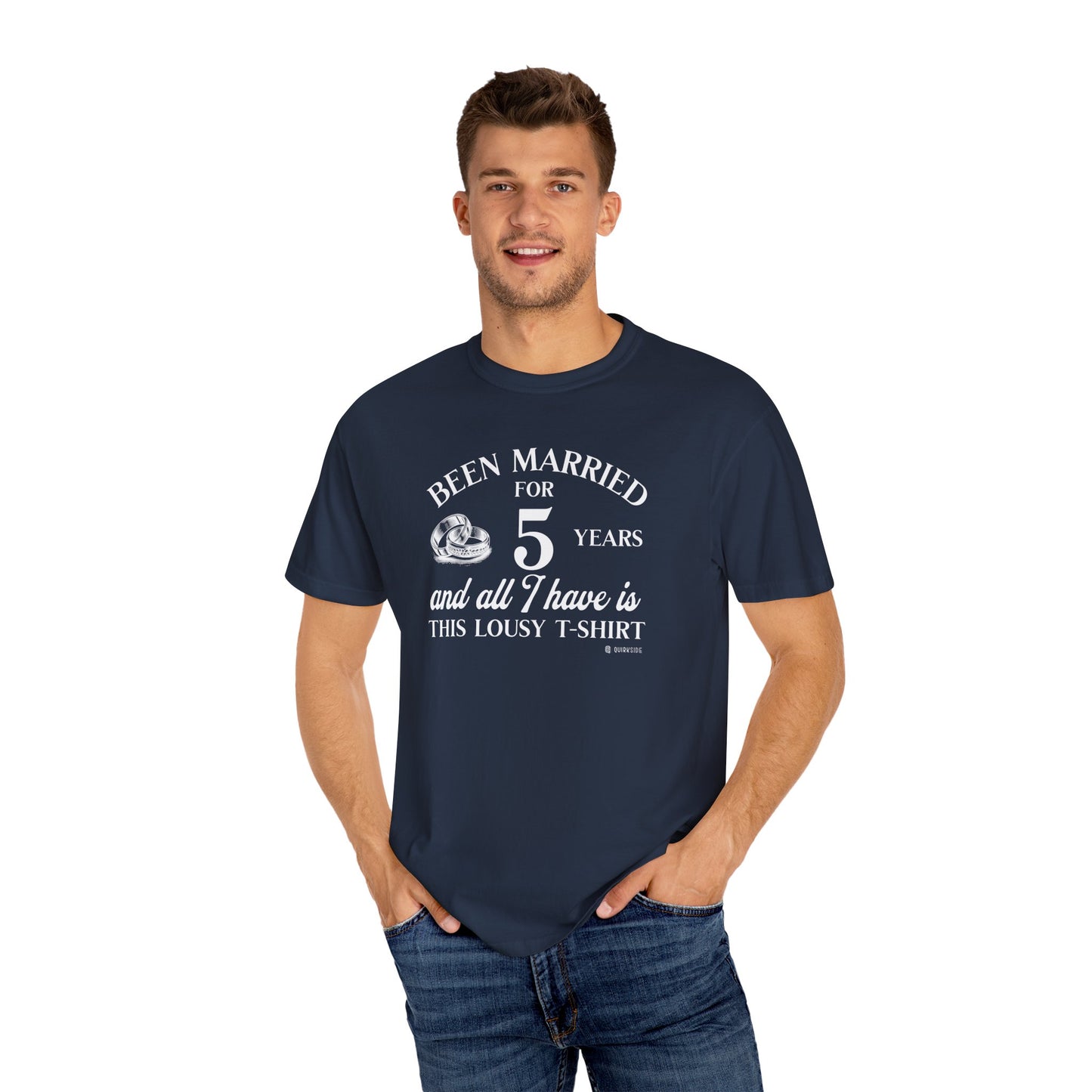 Hilarious Marriage Celebration T-shirt, Customizable Unisex Tee for Anniversary, Funny Gift, Humor Shirt, Wicked Sense of Humor Top