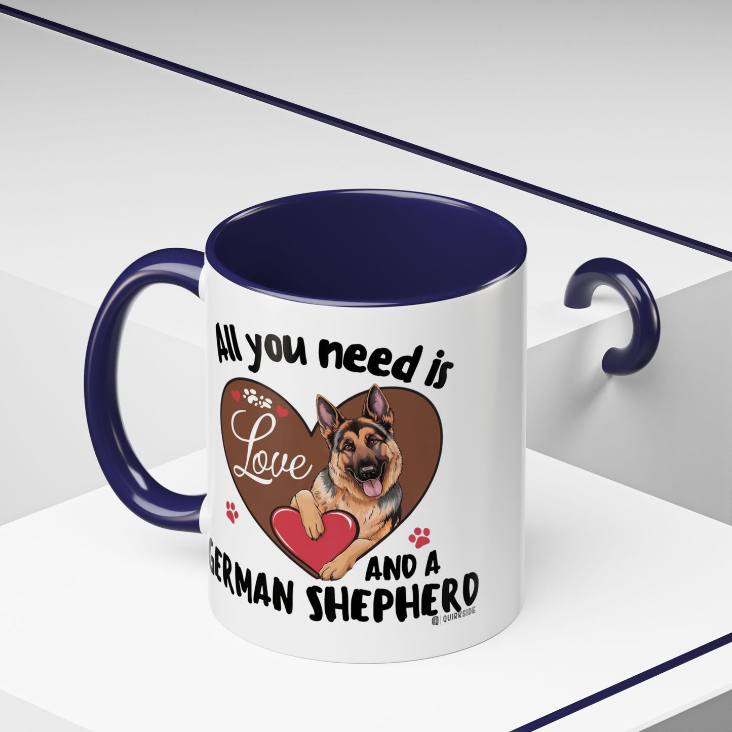 German Shepherd Love Mug | Dog Owner Gift | Coffee Cup | Animal Lover Gift | Pet Lover's Mug | Cute Pet Coffee Mug