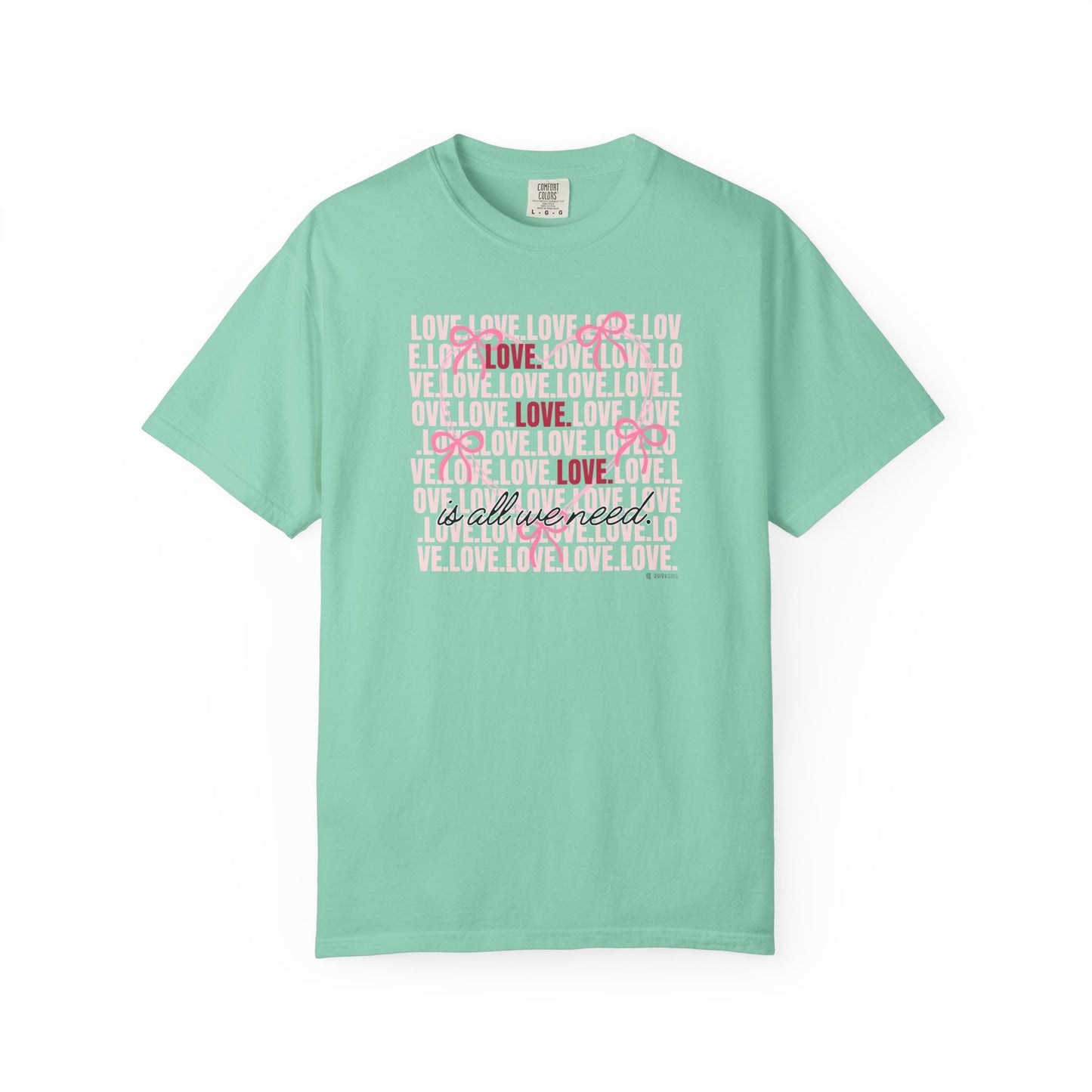 Peaceful Vibes Unisex T-shirt, Kindness Love Tee, Inspirational Shirt, Positivity Apparel, Comfortable Garment-Dyed Top