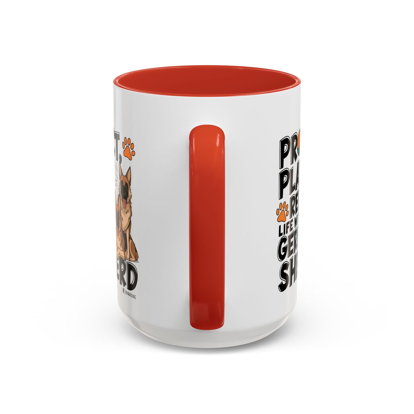 German Shepherd Lover's Accent Coffee Mug - Perfect Gift for Dog Owners, Pet Lovers, Birthdays, Holidays, Home Decor
