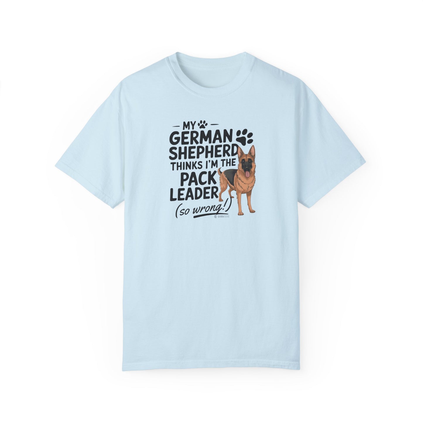 German Shepherd Dog Lover Unisex Garment-Dyed T-shirt, Parent Gift, Funny Dog Tee, Dog Mom Shirt, Gift for Dog Lovers