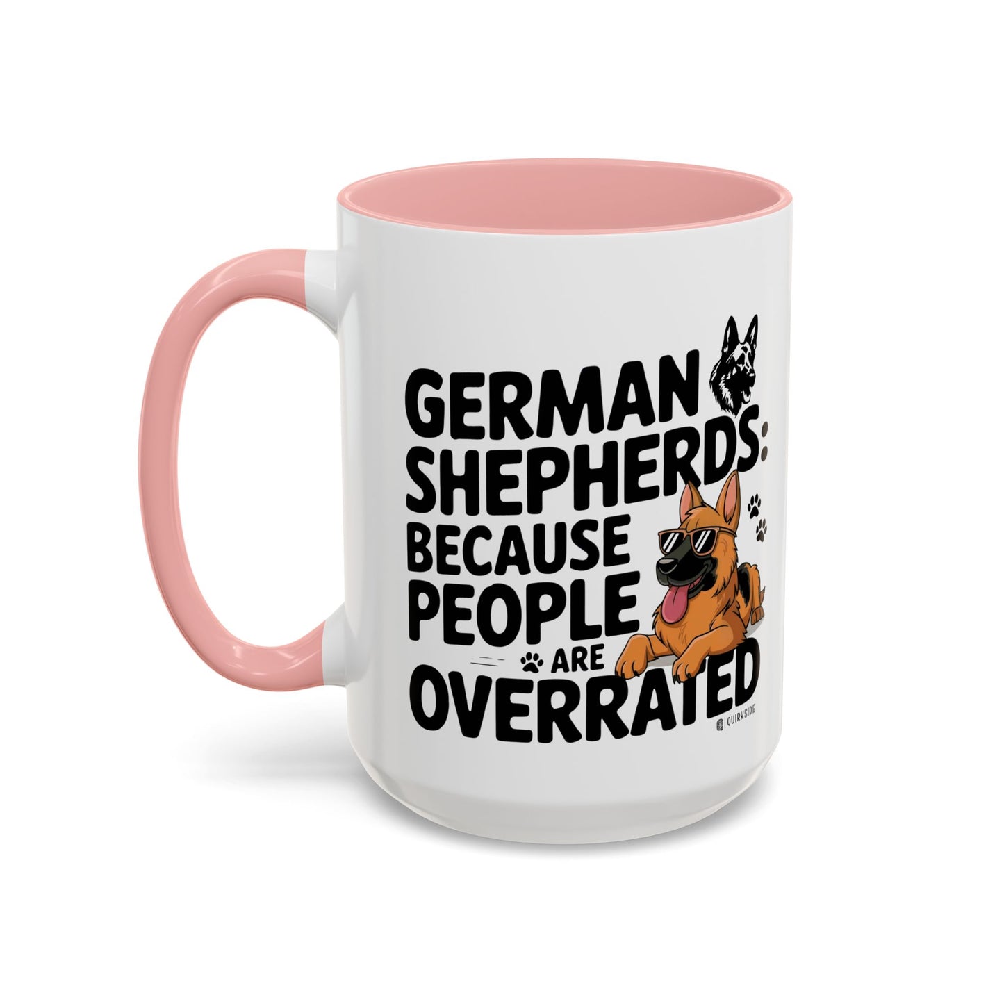 German Shepherds Coffee Mug - Funny Dog Lover Gift, Pet Parent Humor, Animal Lover Decor, Unique Holiday Present, Dog Breed Lovers