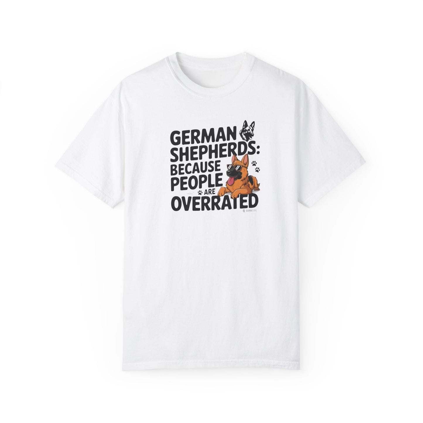 German Shepherd Dog Lover Unisex Garment-Dyed T-shirt, Parent Gift, Funny Dog Tee, Dog Mom Shirt, Gift for Dog Lovers