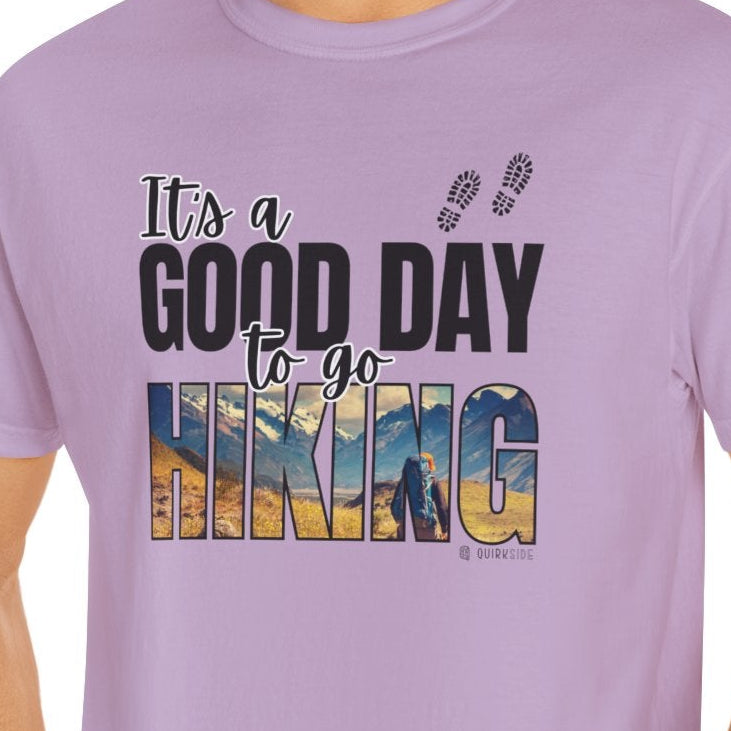 Hiking Enthusiast T-shirt, Outdoor Adventure Tee, Mountain Lover Shirt, Nature Hiker Top, Trail Explorer Tee, Great Day to be Hiking
