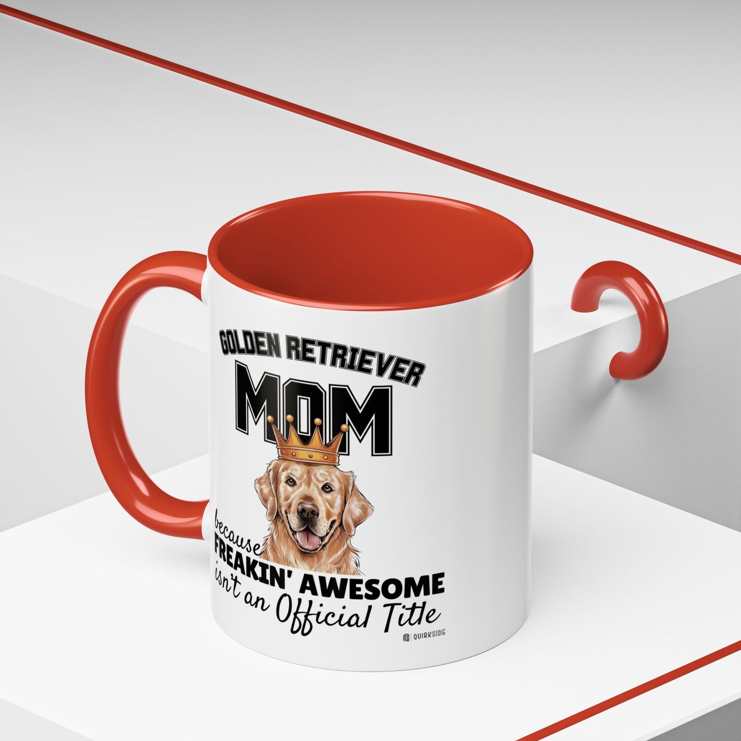 Golden Retriever Mom Coffee Mug - Perfect Gift for Dog Lovers, Pet Owners, Birthday, Mother's Day, Funny Dog Mom Mug