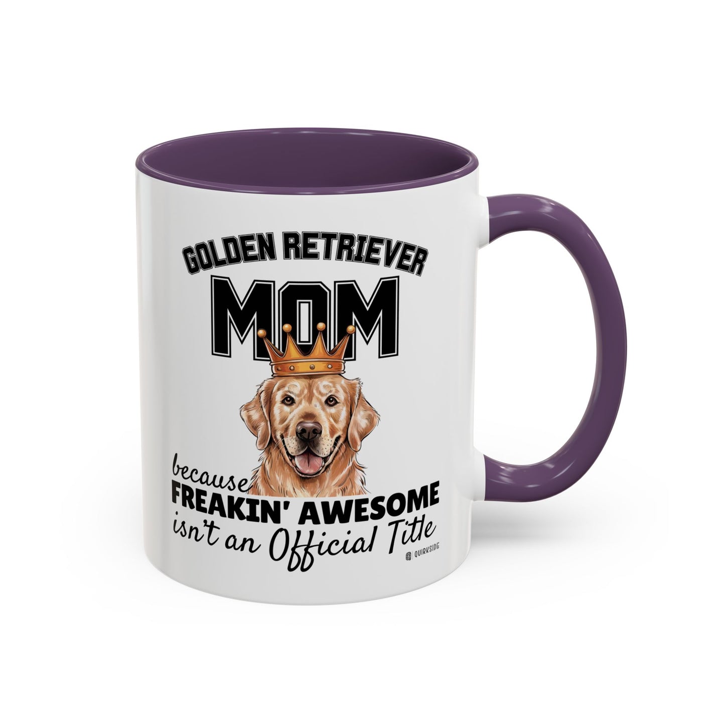 Golden Retriever Mom Coffee Mug - Perfect Gift for Dog Lovers, Pet Owners, Birthday, Mother's Day, Funny Dog Mom Mug