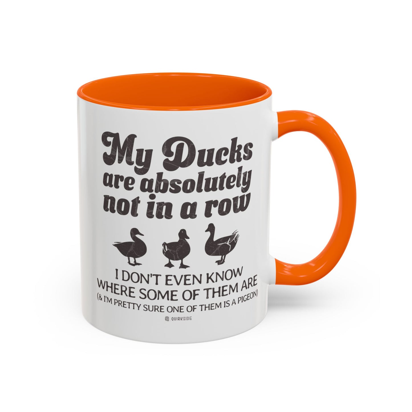 Humorous Accent Coffee Mug, Gift for Duck Lovers, Quirky Coffee Cup for Home or Office, Fun Mug for Birthdays, Funny Office Gift
