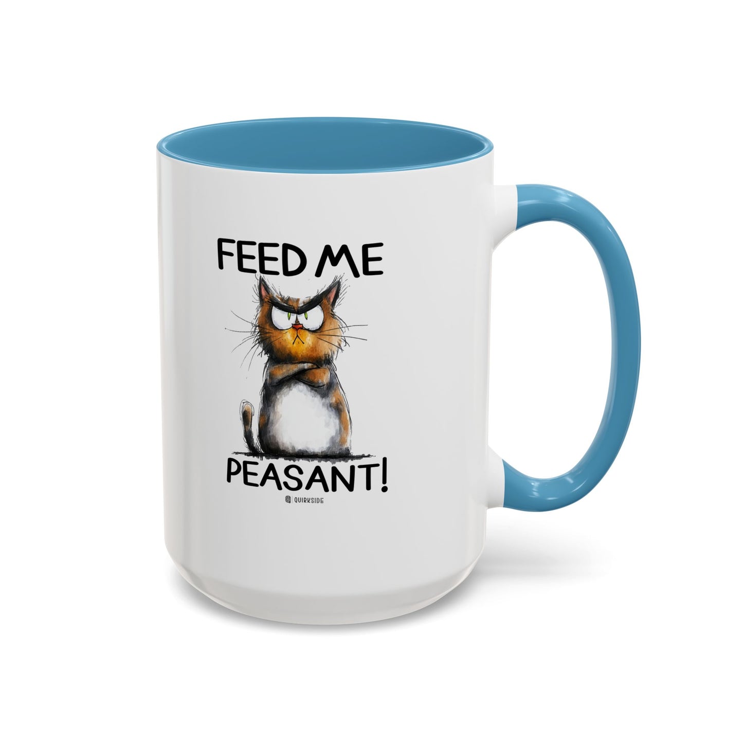 Sassy Cat Accent Coffee Mug | Funny Gift for Cat Lovers | Cute Home Coffee Mug | Unique Cat Mom Present | 11oz & 15oz Available