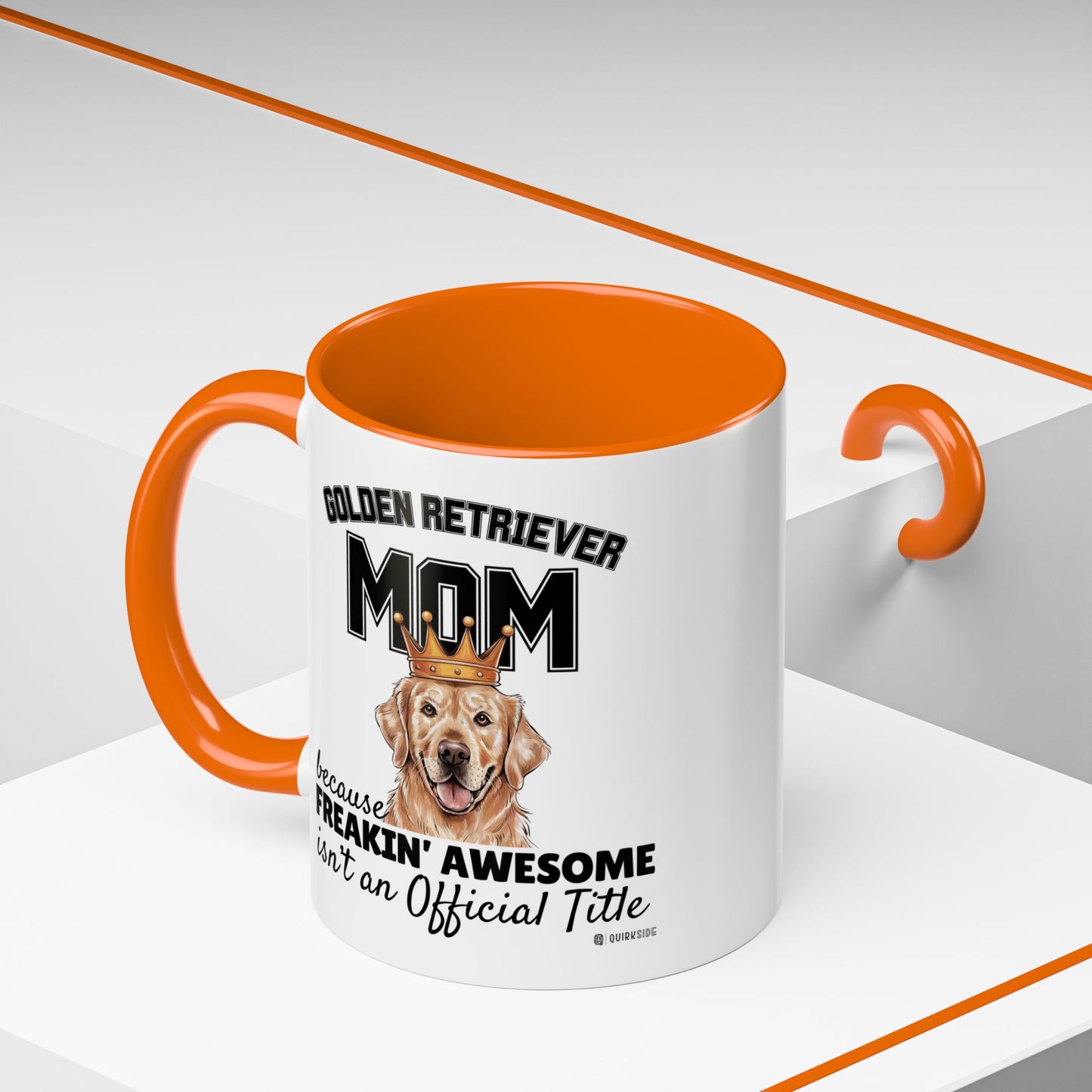 Golden Retriever Mom Coffee Mug - Perfect Gift for Dog Lovers, Pet Owners, Birthday, Mother's Day, Funny Dog Mom Mug