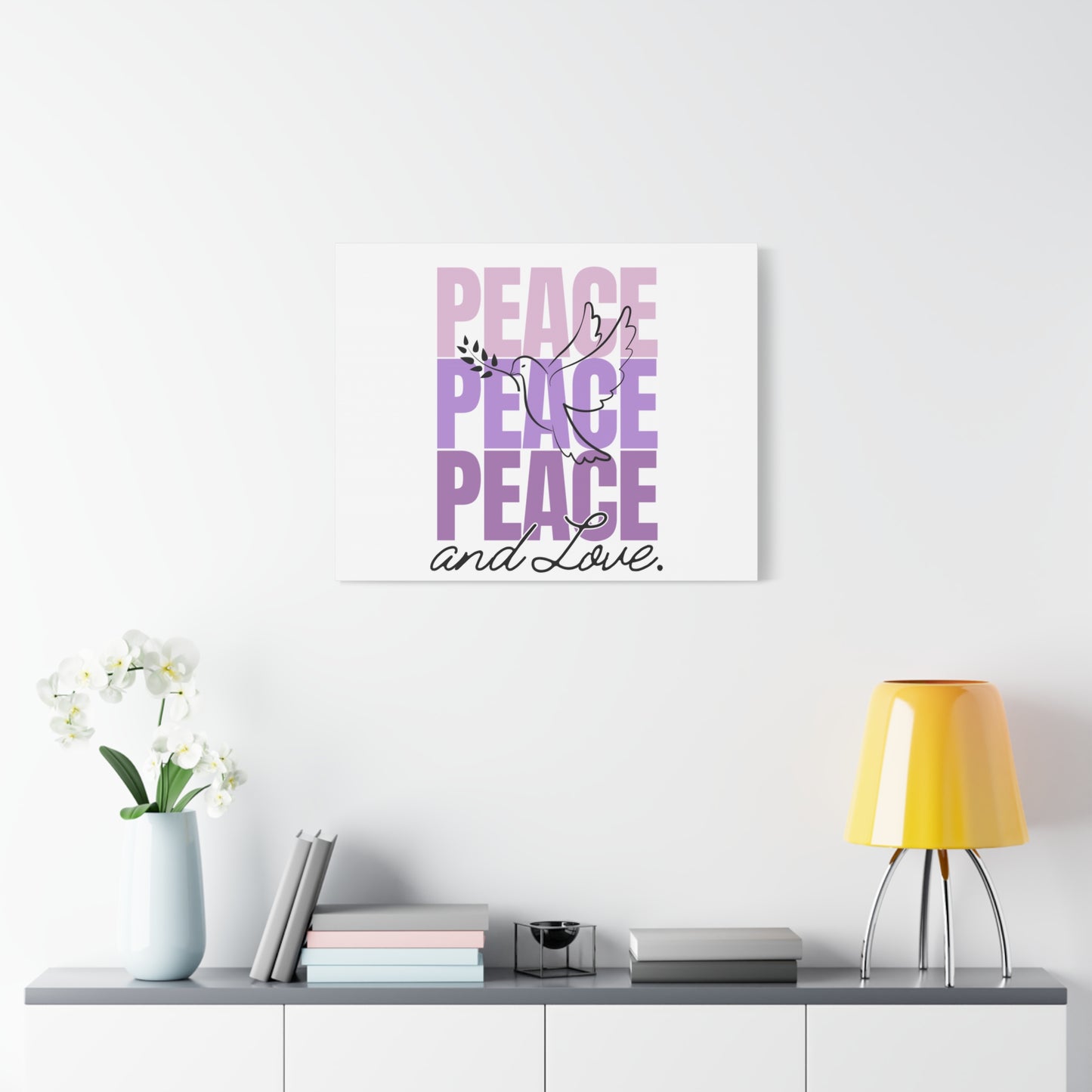 Peaceful Dove Canvas Wall Art, Inspirational Home Decor, Gift for Peace Lovers, Serenity Decor, Modern Art, Gift for Holidays