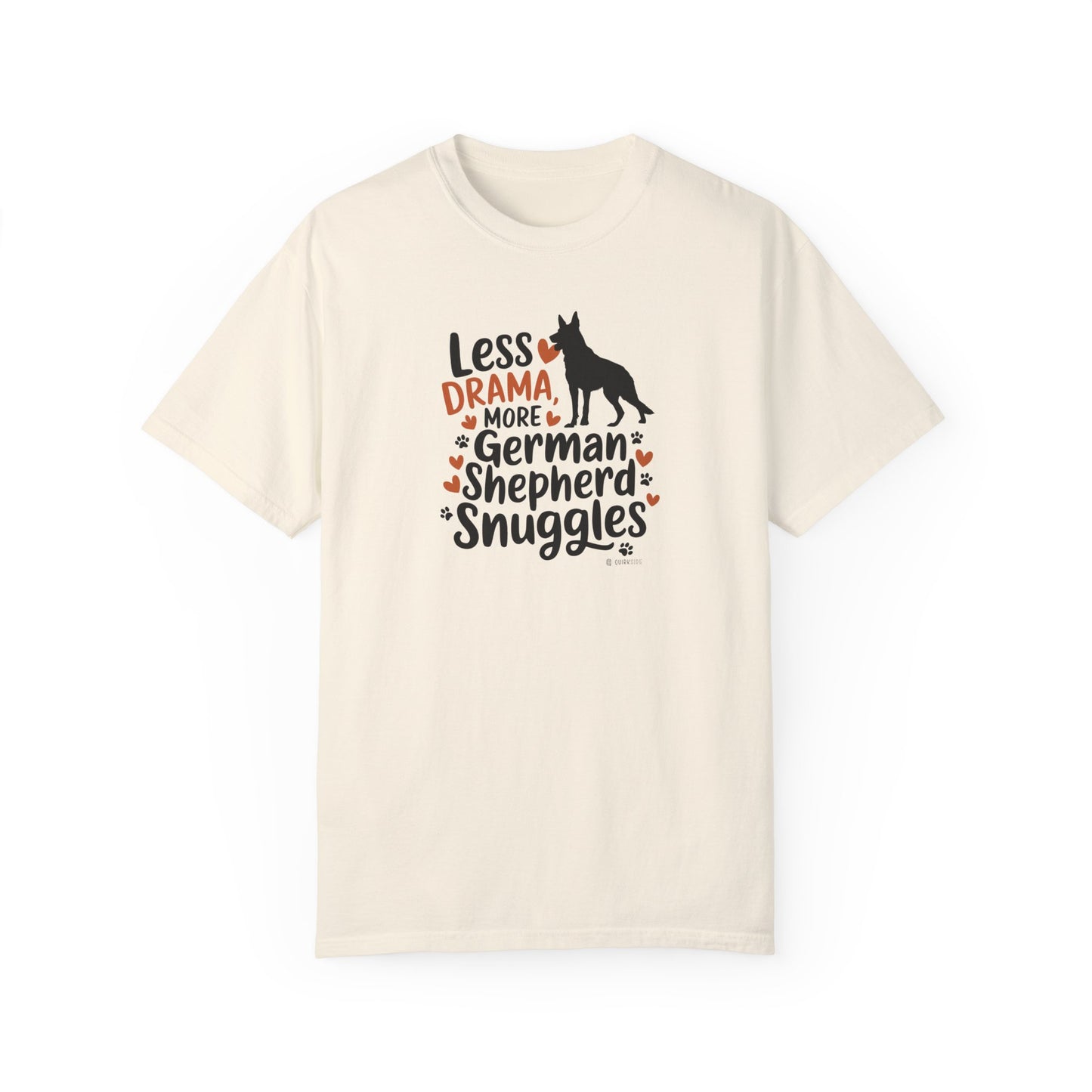 German Shepherd Dog Lover Unisex Garment-Dyed T-shirt, Parent Gift, Funny Dog Tee, Dog Mom Shirt, Gift for Dog Lovers
