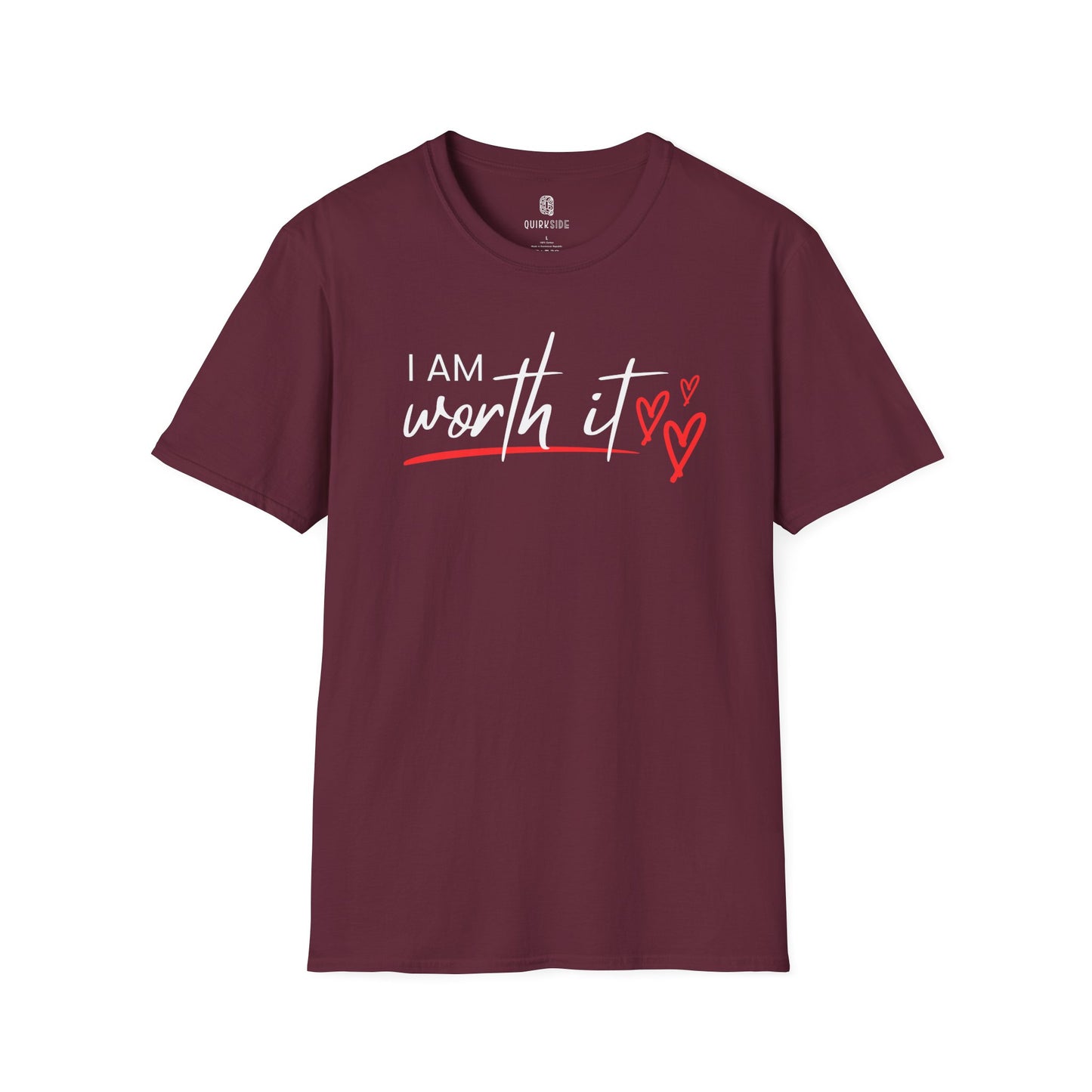 Inspirational Self-Worth Unisex T-Shirt, Self-Confidence Tee, Motivational Shirt, Empowering Graphic Top, Positive Quote Apparel - Quirkside Creations