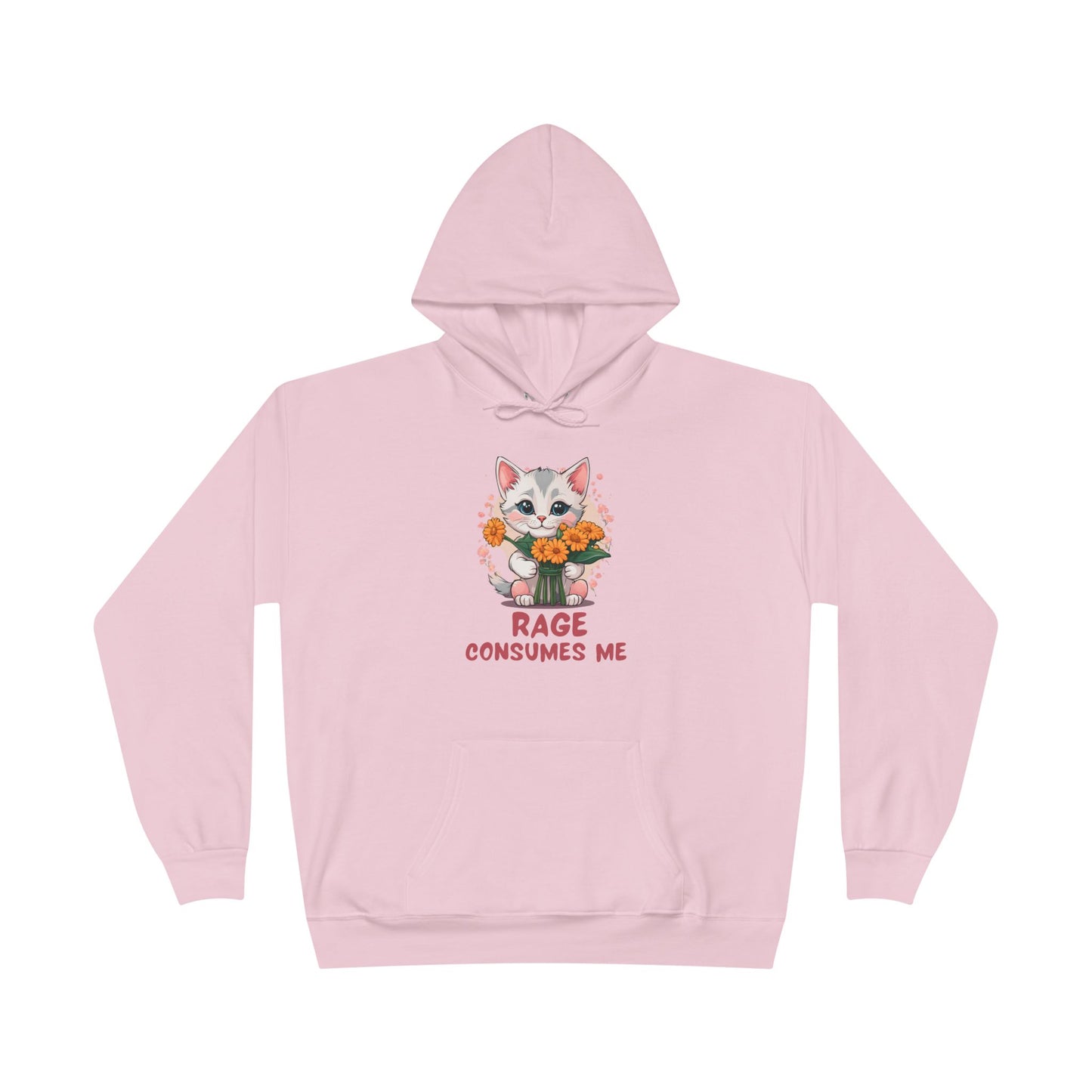 Cute Kitten Hoodie Sweatshirt, Cute Cat Lover Gift, Funny Animal Lover Jumper, Sarcastic Pet Owner Pullover, Hilarious Cat Lady - Quirkside Creations