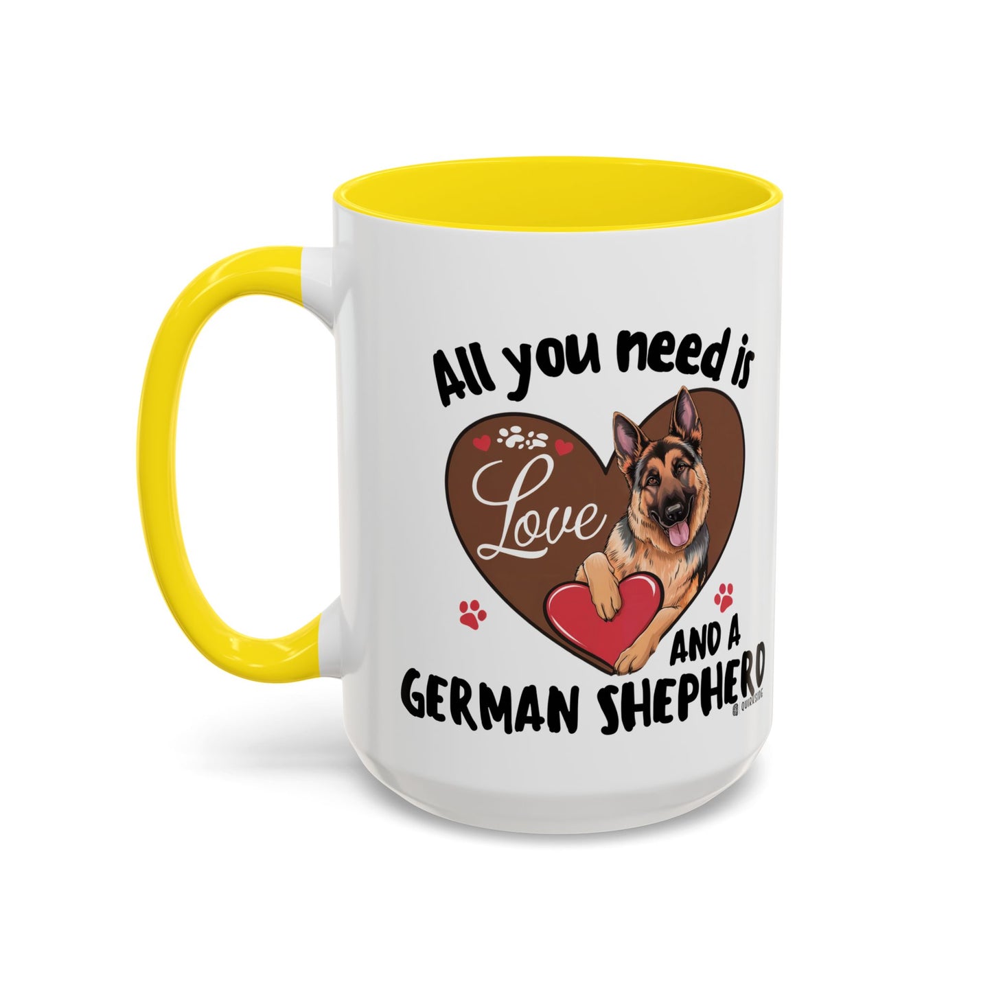 German Shepherd Love Mug | Dog Owner Gift | Coffee Cup | Animal Lover Gift | Pet Lover's Mug | Cute Pet Coffee Mug