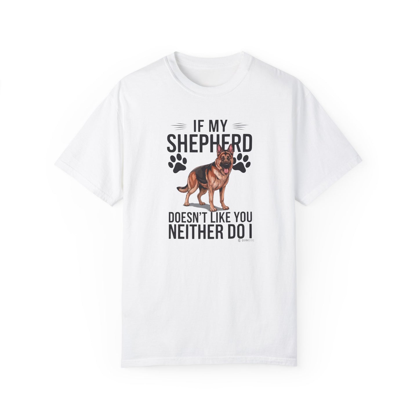 German Shepherd Dog Lover Unisex Garment-Dyed T-shirt, Parent Gift, Funny Dog Tee, Dog Mom Shirt, Gift for Dog Lovers