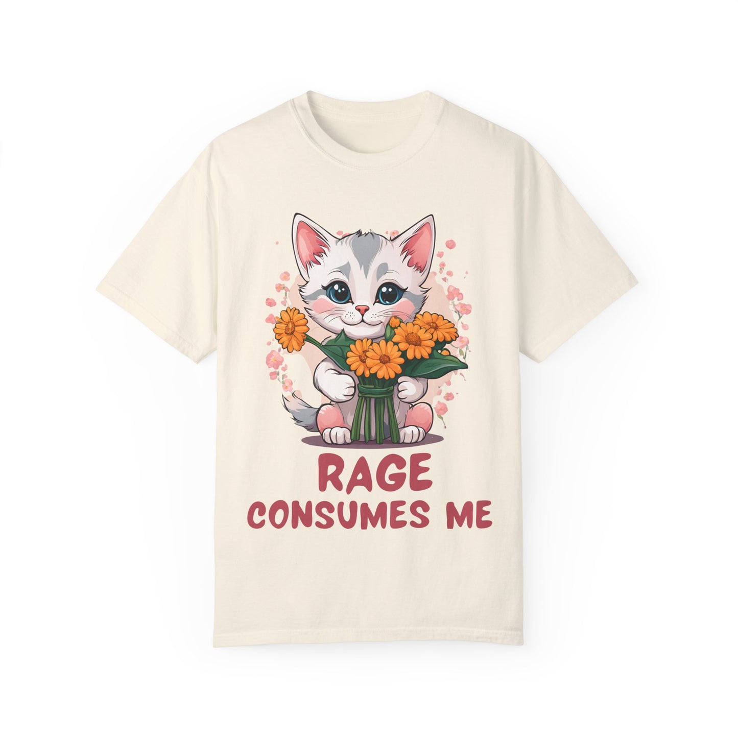 Funny Kitten T-Shirt, Cat Lover Tee, Cute Feline Graphic Shirt, Humorous Pet Owner Top, Animal Rage Quote Apparel - Quirkside Creations