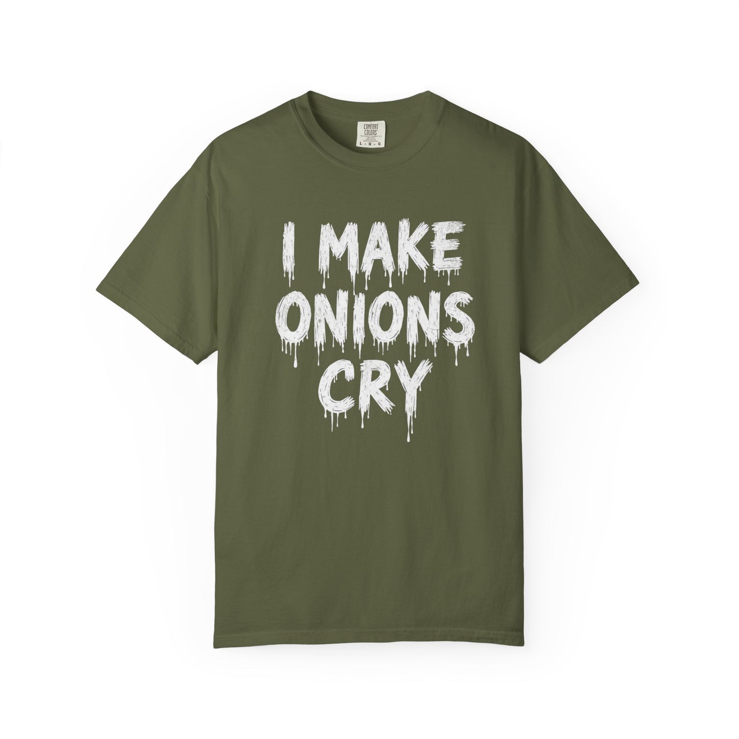 I Make Onions Cry, Gift for Millennials, Casual Wear, Humor Shirt, Relaxed Fit T-Shirt