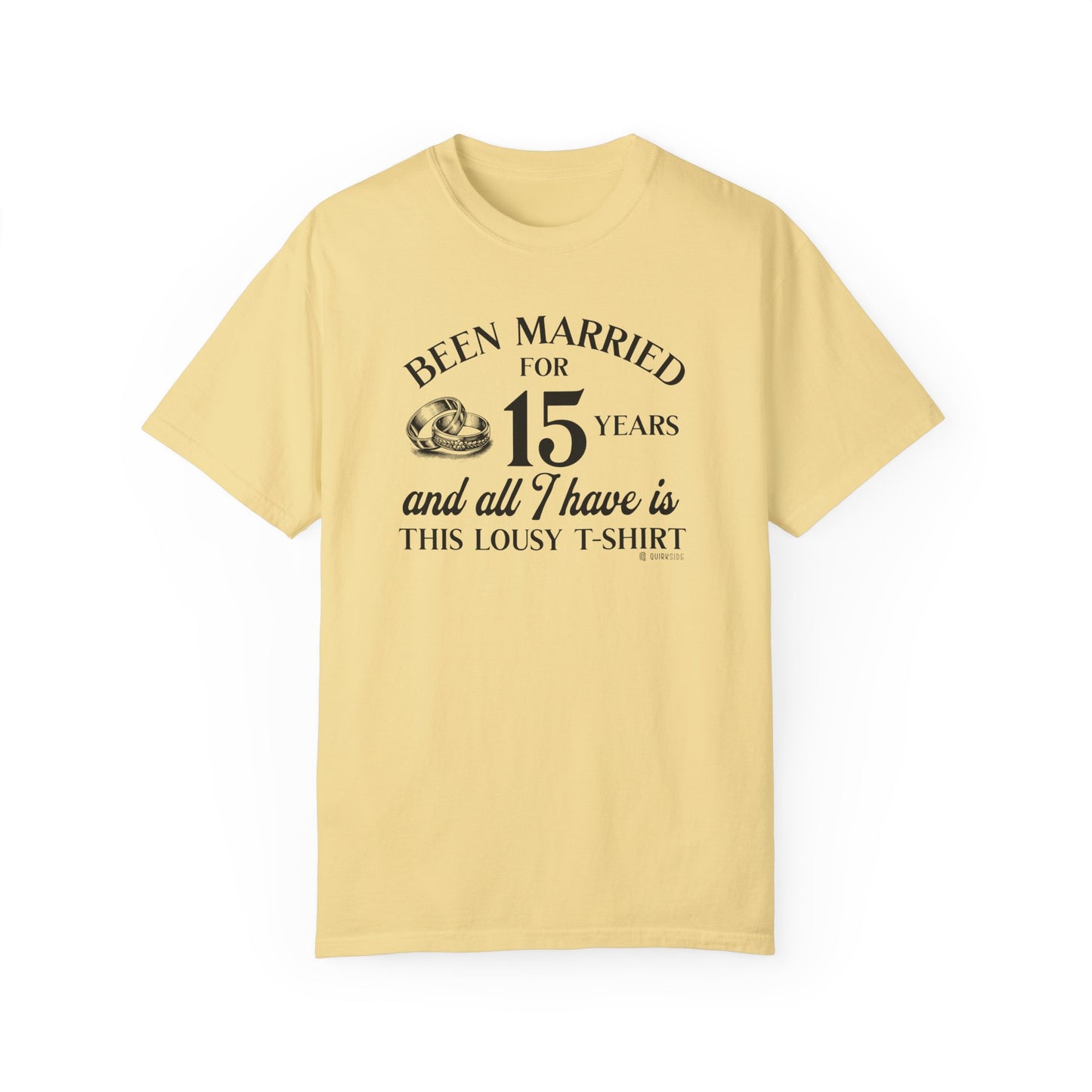 Hilarious Marriage Celebration T-shirt, Customizable Unisex Tee for Anniversary, Funny Gift, Humor Shirt, Wicked Sense of Humor Top - Quirkside Creations