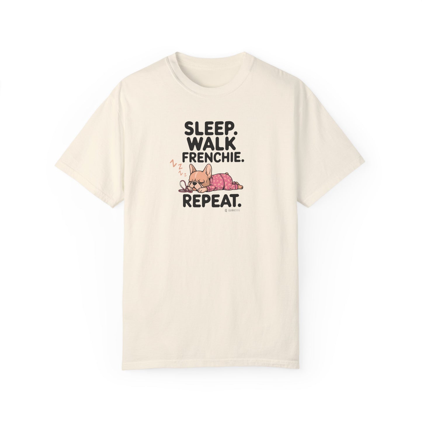 French Bulldog Lover Unisex Garment-Dyed T-shirt, Dog Parent Tee, Cute Bulldog Shirt, Pet Lover Top, Animal Graphic Tee