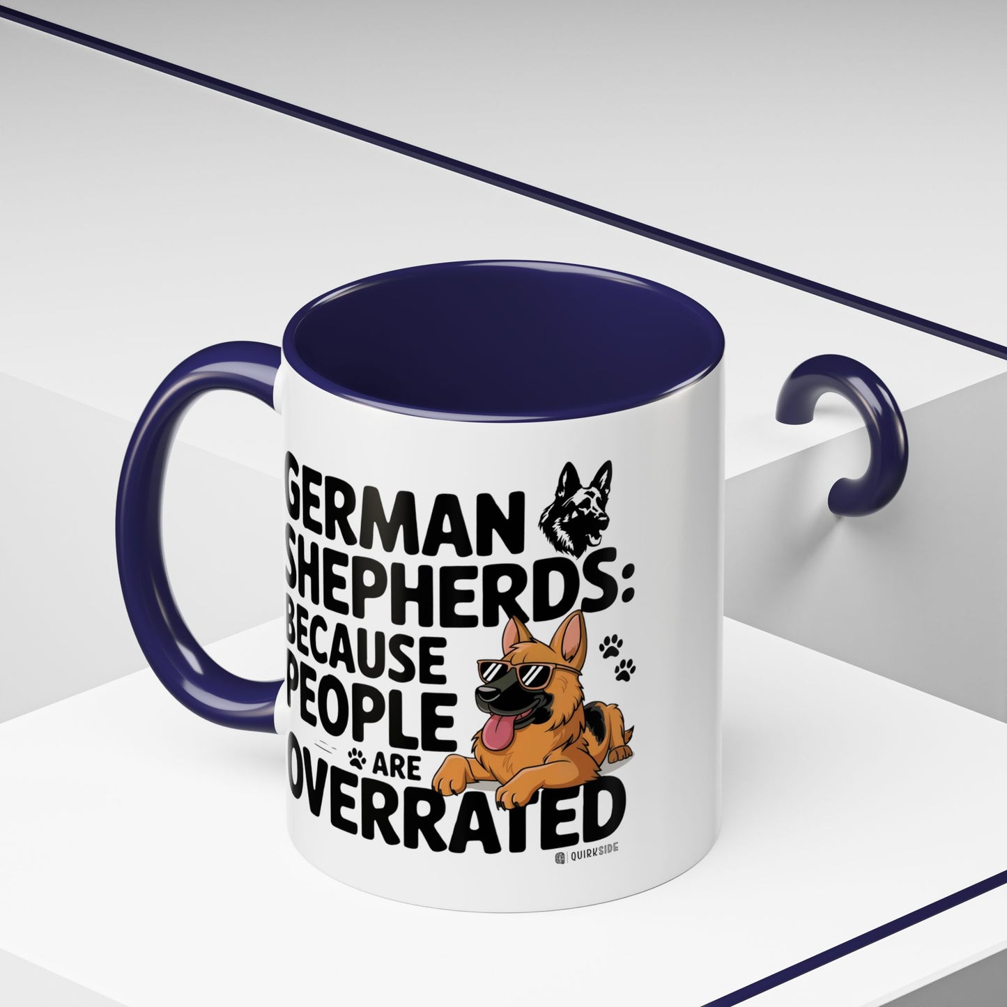 German Shepherds Coffee Mug - Funny Dog Lover Gift, Pet Parent Humor, Animal Lover Decor, Unique Holiday Present, Dog Breed Lovers