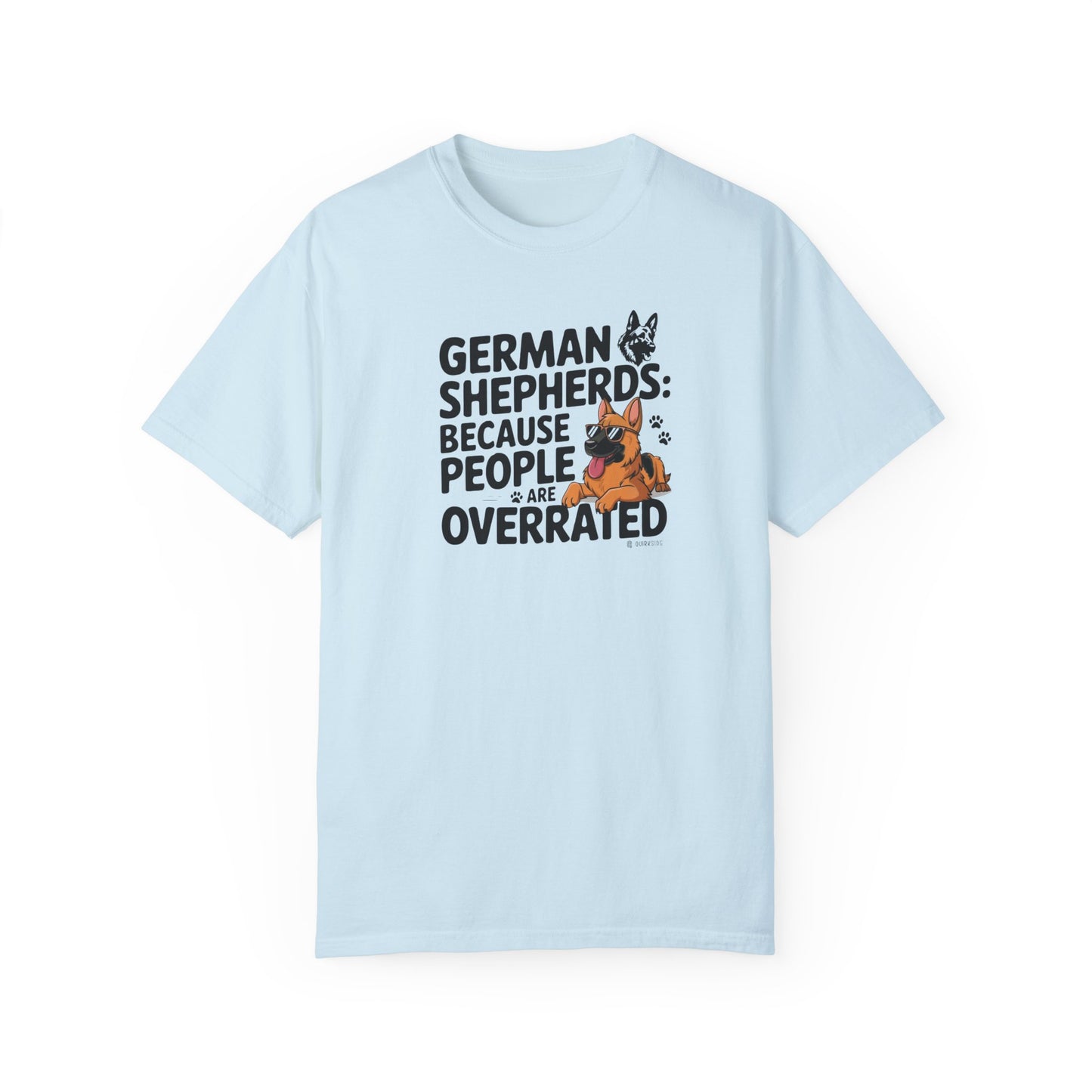 German Shepherd Dog Lover Unisex Garment-Dyed T-shirt, Parent Gift, Funny Dog Tee, Dog Mom Shirt, Gift for Dog Lovers