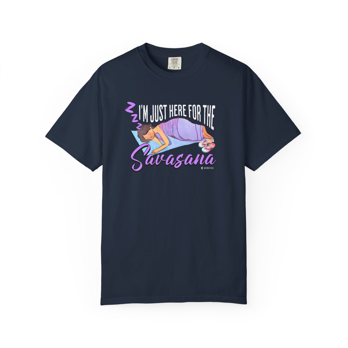 Yoga Lover Unisex Garment-Dyed T-shirt, Funny Quote Tee, Meditation Shirt, Relaxation Top, Namaste Apparel
