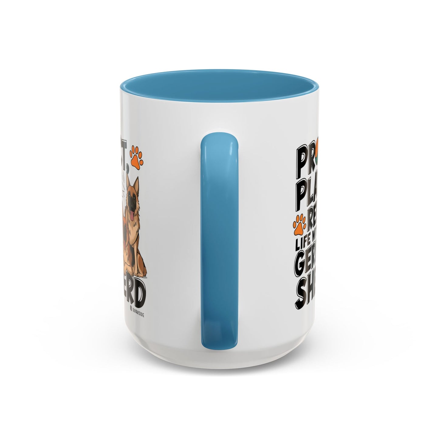 German Shepherd Lover's Accent Coffee Mug - Perfect Gift for Dog Owners, Pet Lovers, Birthdays, Holidays, Home Decor