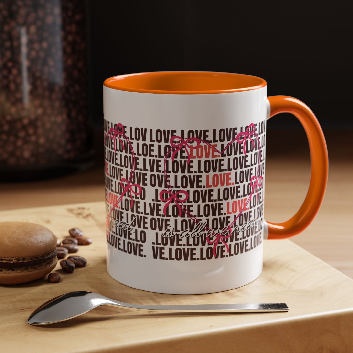 Romantic Love Coffee Mug - Perfect Gift for Anniversary, Valentine's Day, Wedding, Love-Themed Decor, Ceramic Drinkware