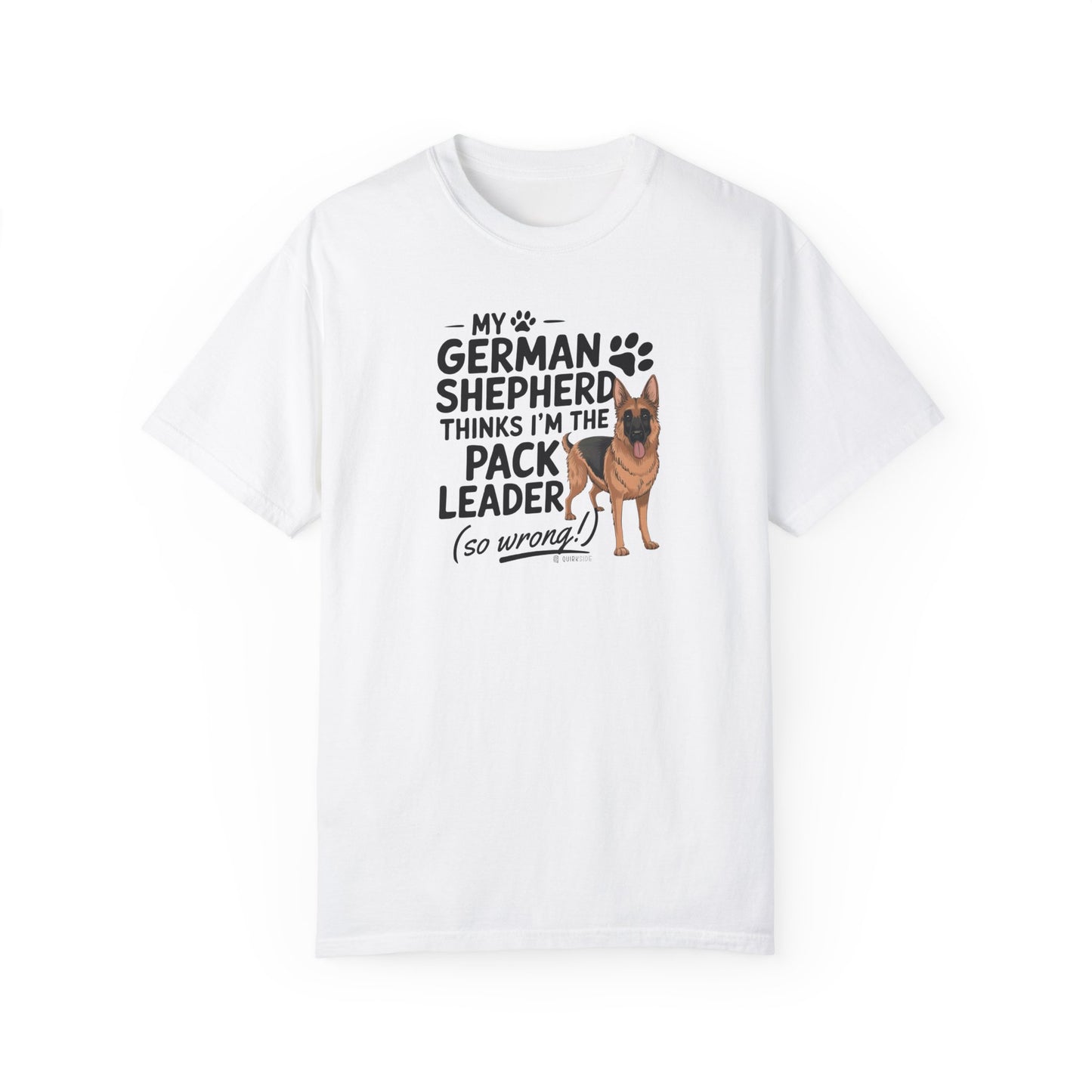 German Shepherd Dog Lover Unisex Garment-Dyed T-shirt, Parent Gift, Funny Dog Tee, Dog Mom Shirt, Gift for Dog Lovers