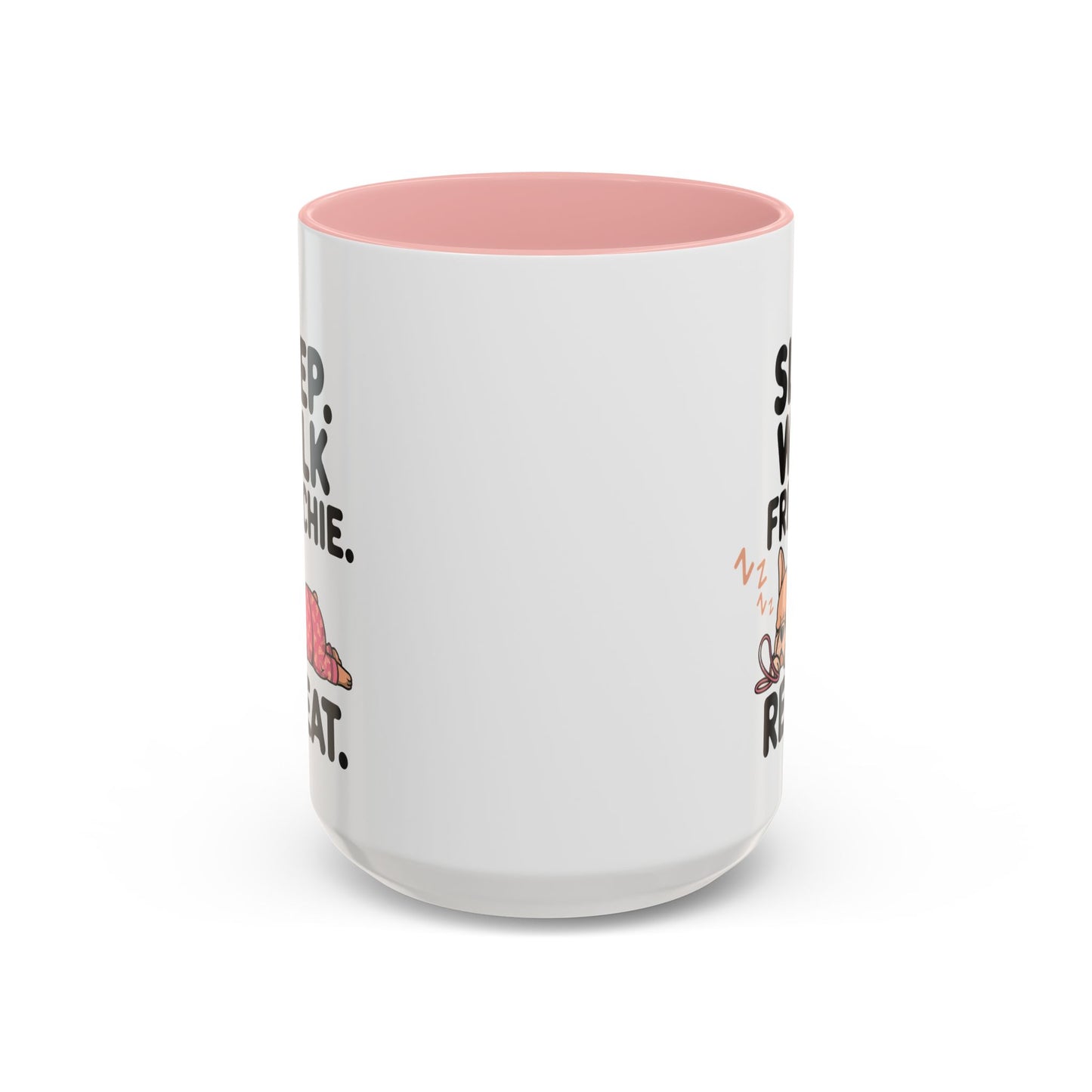 French Bulldog Coffee Mug with Cute Sleepy Design, Dog Lover Gift, Humorous Mug, Pet Owner Essentials, Frenchie Appreciation
