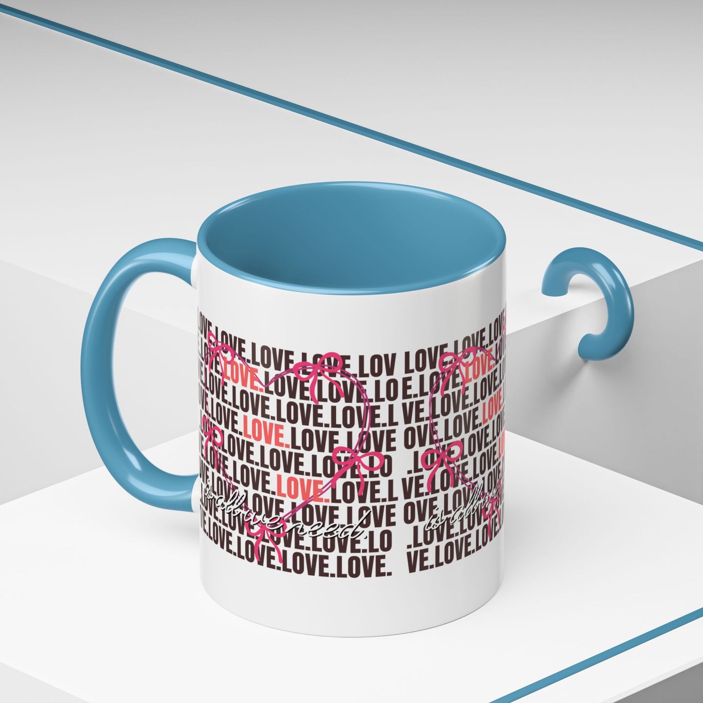 Romantic Love Coffee Mug - Perfect Gift for Anniversary, Valentine's Day, Wedding, Love-Themed Decor, Ceramic Drinkware