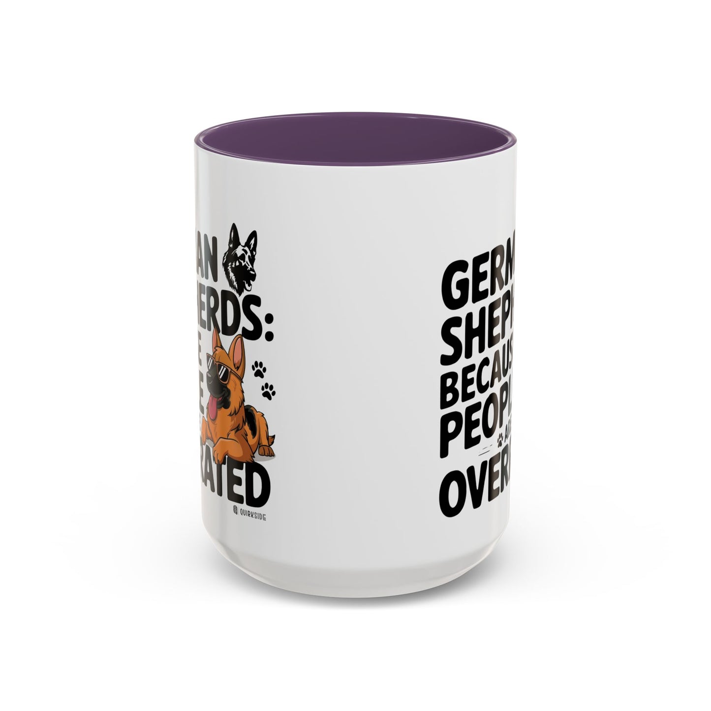 German Shepherds Coffee Mug - Funny Dog Lover Gift, Pet Parent Humor, Animal Lover Decor, Unique Holiday Present, Dog Breed Lovers
