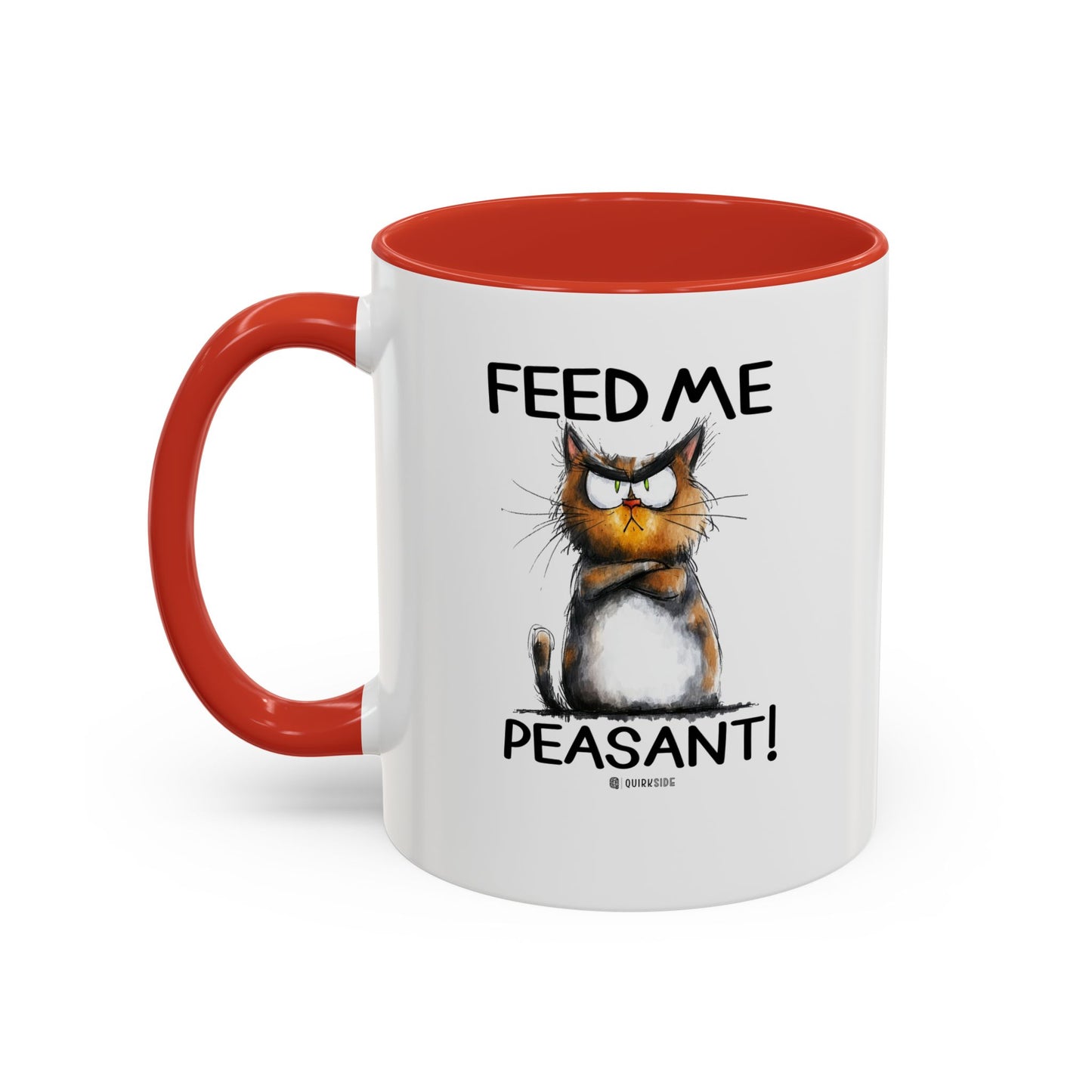 Sassy Cat Accent Coffee Mug | Funny Gift for Cat Lovers | Cute Home Coffee Mug | Unique Cat Mom Present | 11oz & 15oz Available