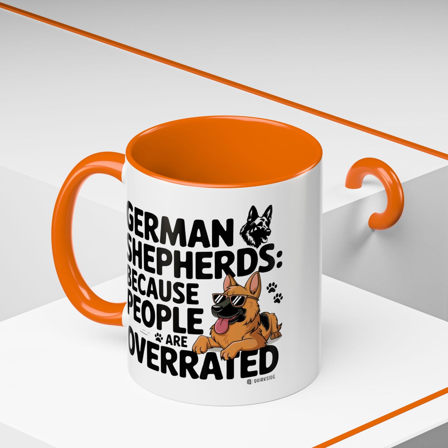 German Shepherds Coffee Mug - Funny Dog Lover Gift, Pet Parent Humor, Animal Lover Decor, Unique Holiday Present, Dog Breed Lovers