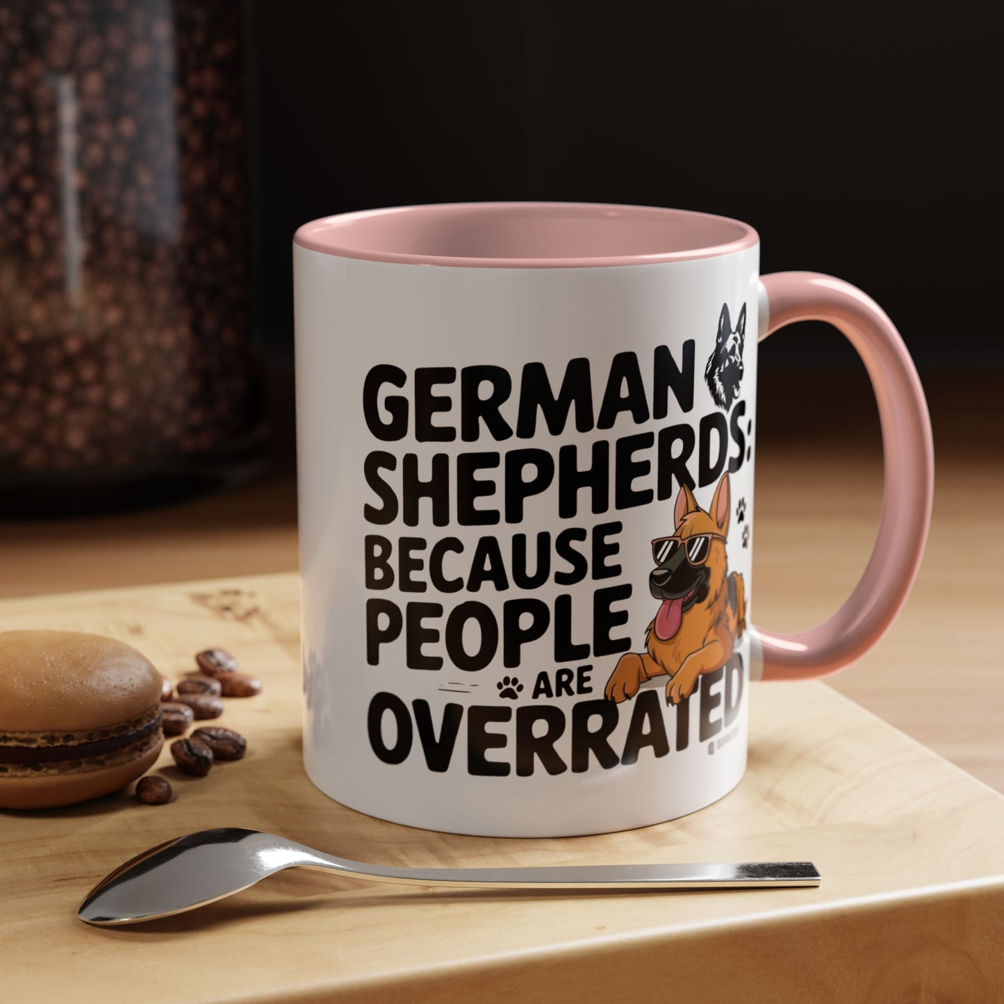 German Shepherds Coffee Mug - Funny Dog Lover Gift, Pet Parent Humor, Animal Lover Decor, Unique Holiday Present, Dog Breed Lovers