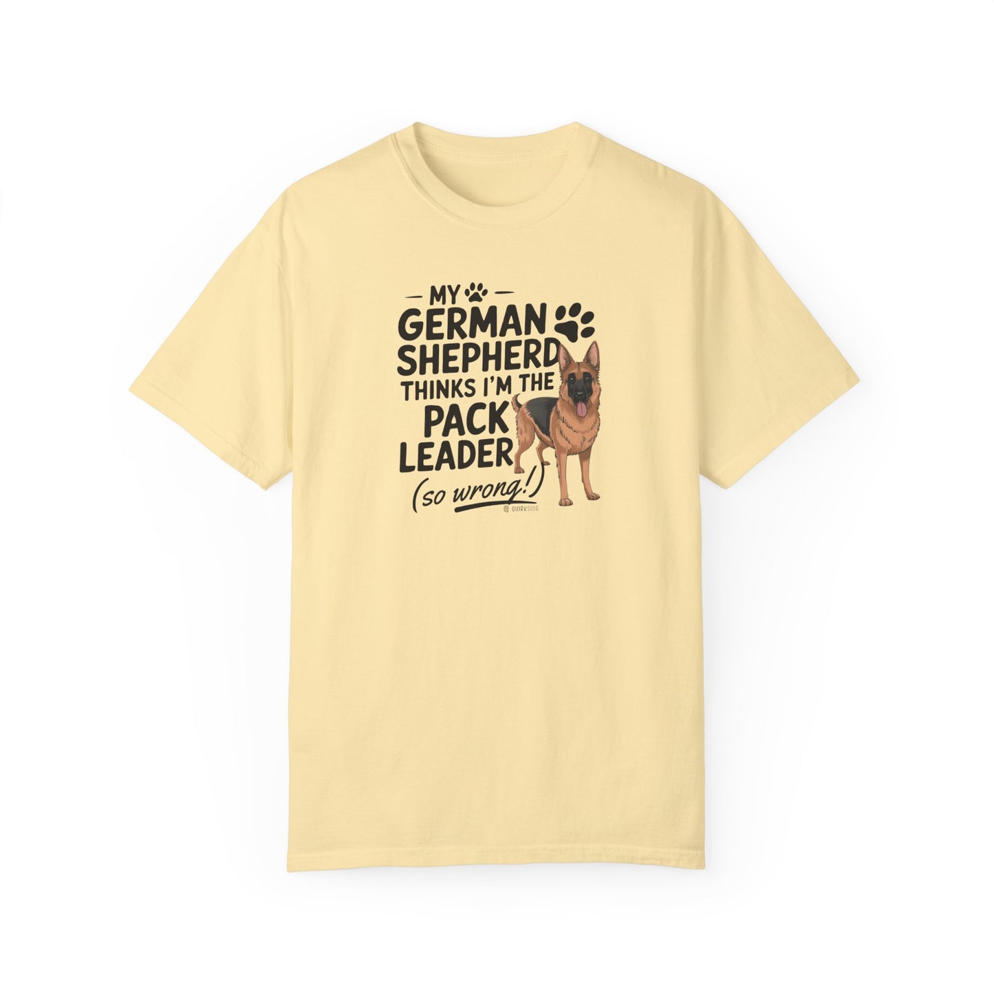 German Shepherd Dog Lover Unisex Garment-Dyed T-shirt, Parent Gift, Funny Dog Tee, Dog Mom Shirt, Gift for Dog Lovers
