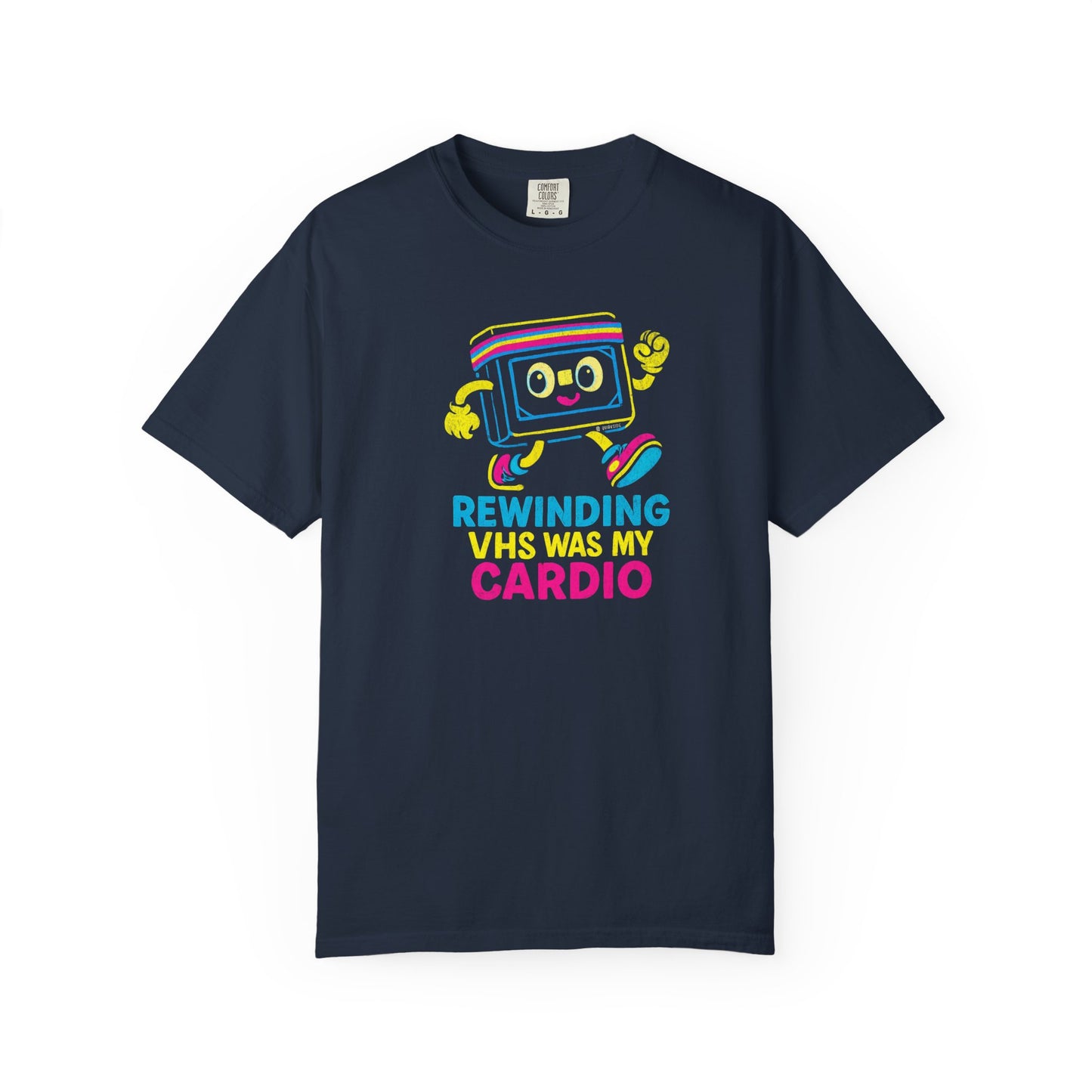 Retro VHS Cardio Unisex T-Shirt, Vintage Fitness Tee, Funny Gift, 80s Nostalgia Apparel, Movie Buff Shirt